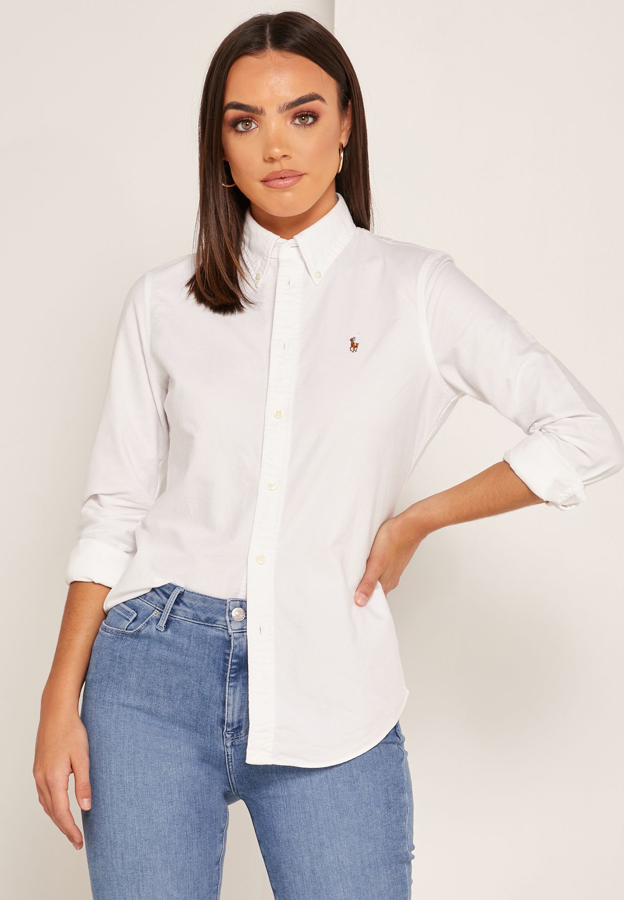 women's button down polo shirts ralph lauren
