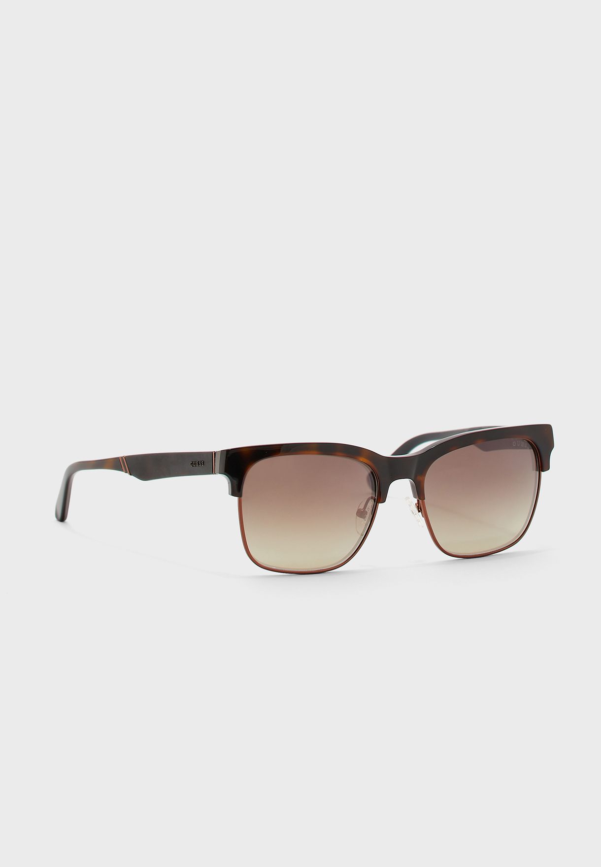 Buy Guess brown Polarized Clubmaster 