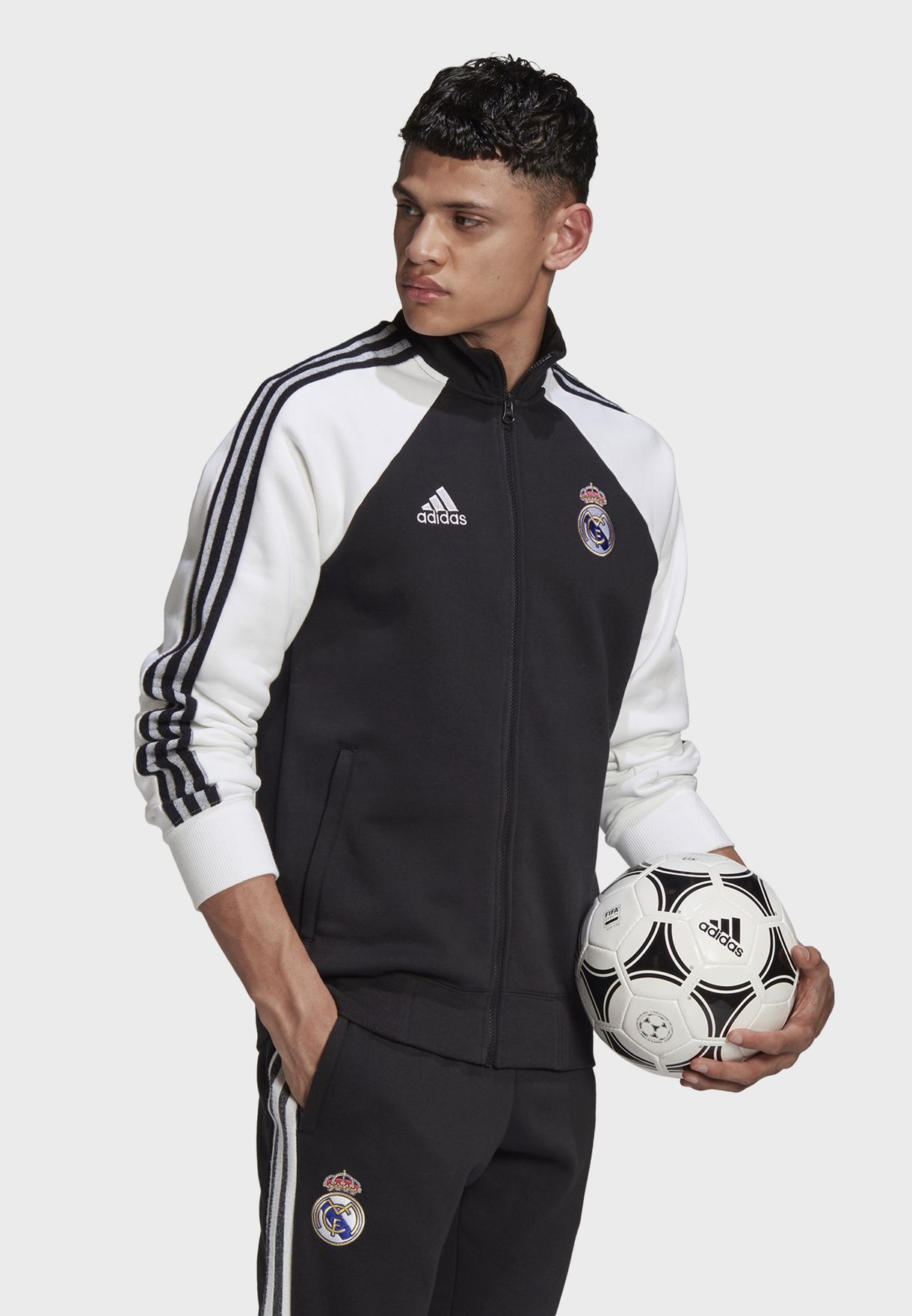 Buy Adidas Multicolor Real Madrid Icons Track Jacket For Men In Mena Worldwide