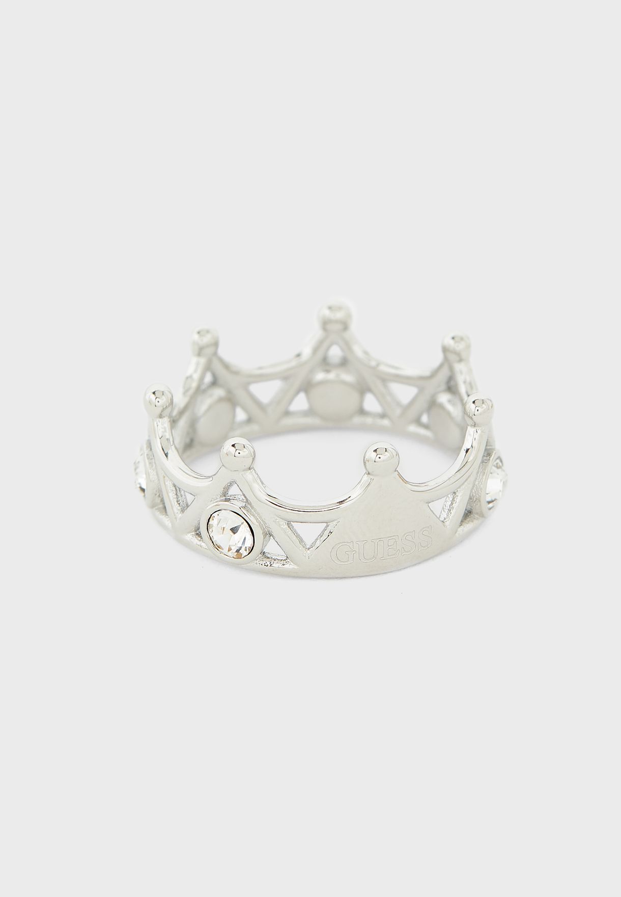 guess queen of heart ring