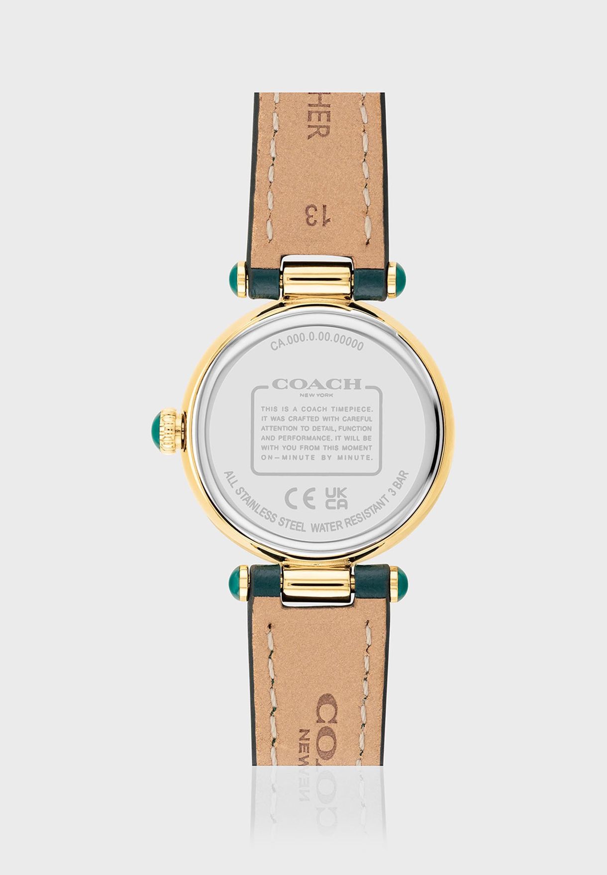 Cary Leather Strap Analog Watch