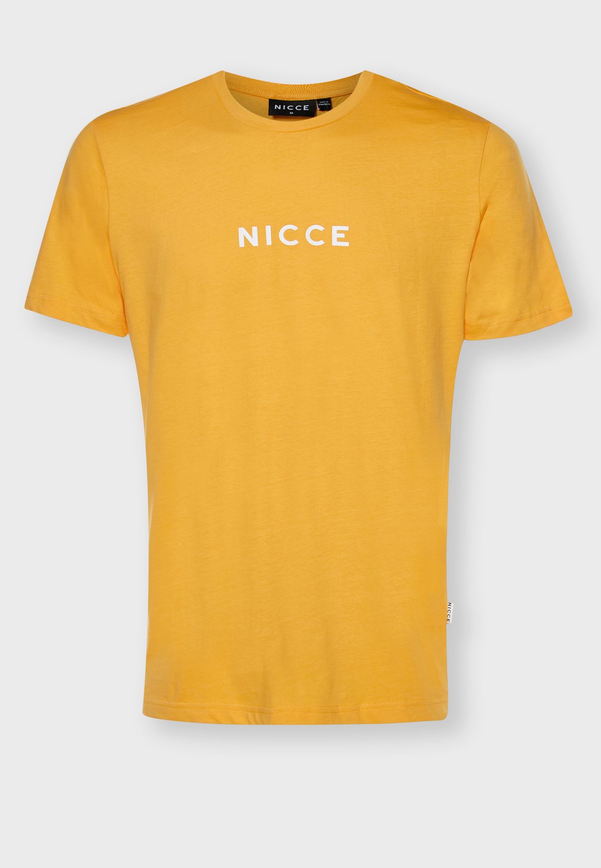 yellow nicce t shirt