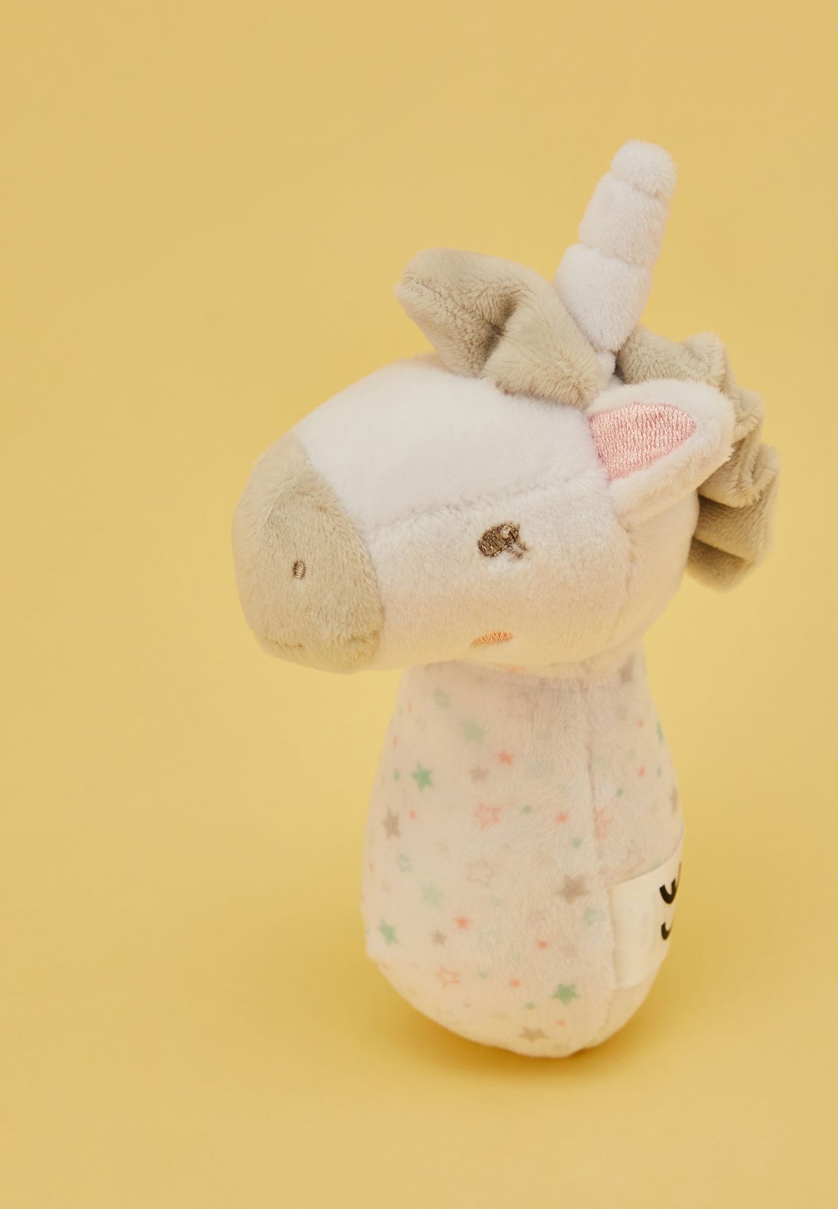 unicorn baby rattle