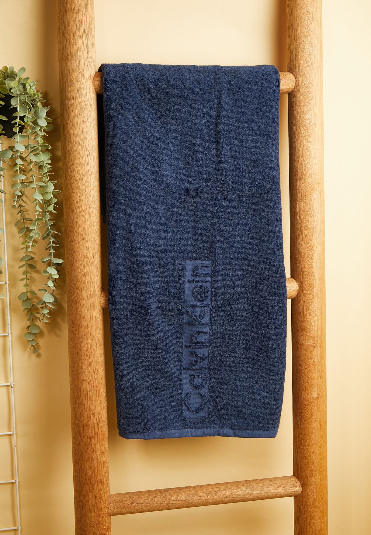 Dark Denim Logo Hand Towel 50X100Cm