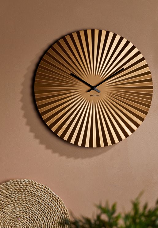 Sensu Gold Wall Clock