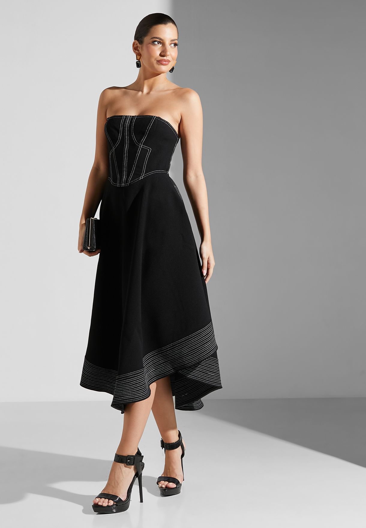Bardot Tiered Dress