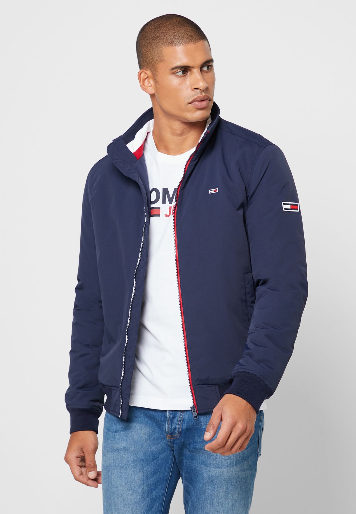 Buy Tommy Jeans navy Essential Padded 