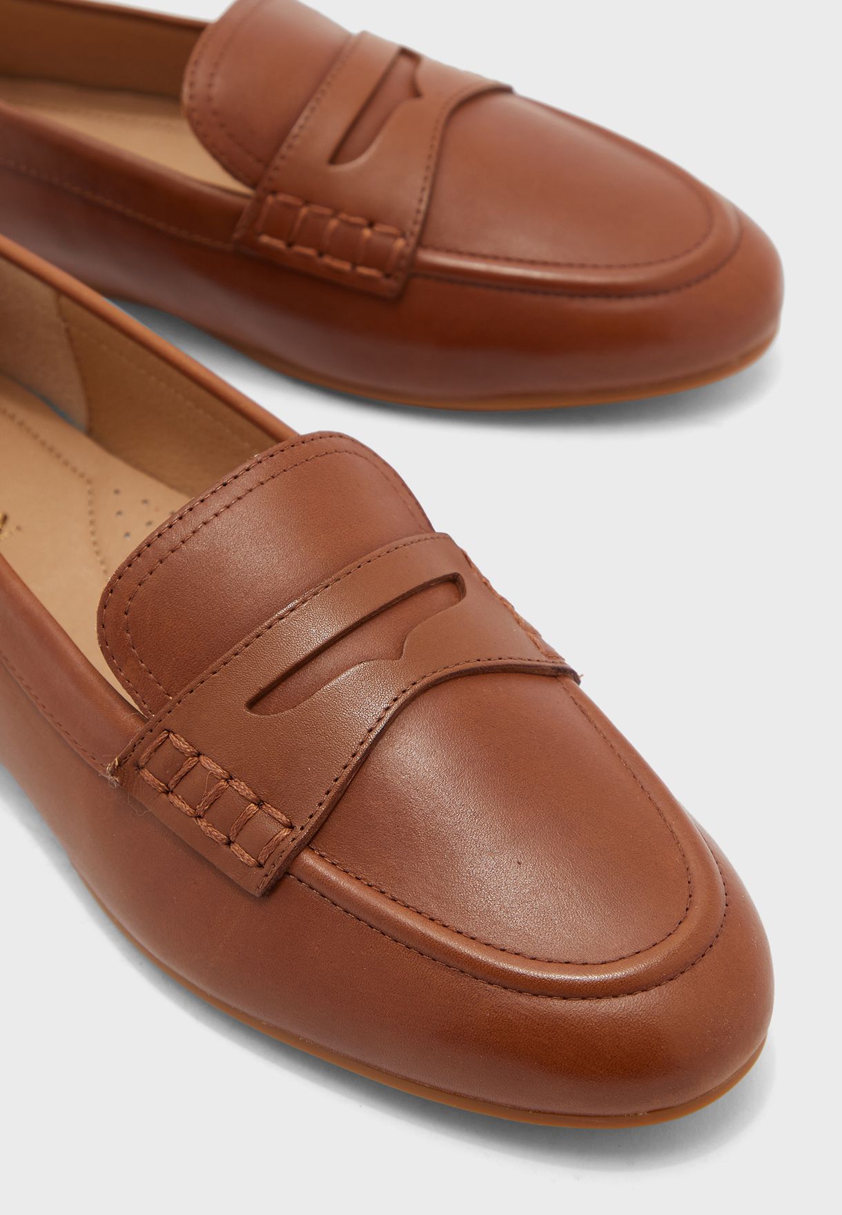 Buy Lauren Ralph Lauren brown Adison Moccasins for Women in Baghdad, Basra