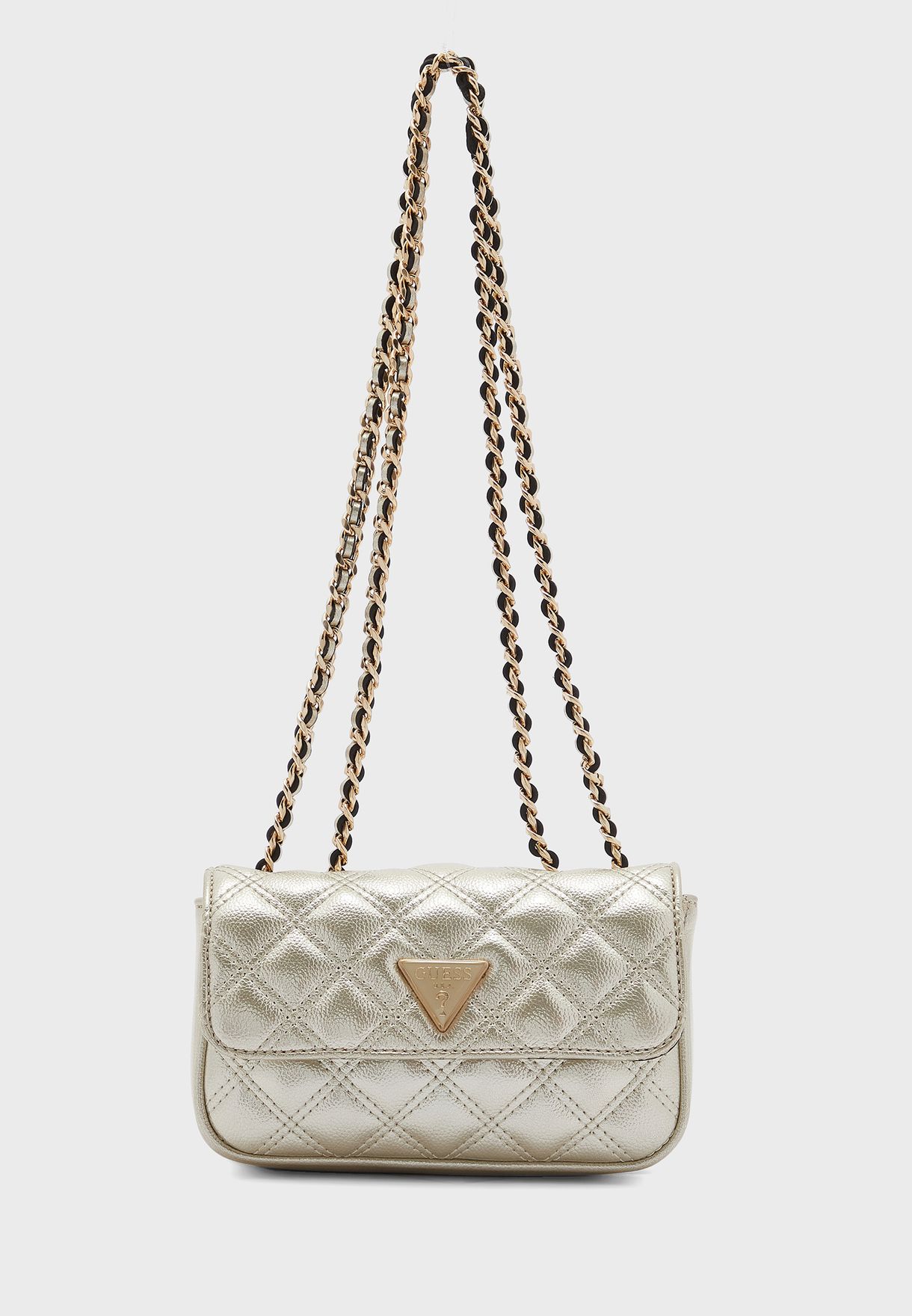 guess gold crossbody bag