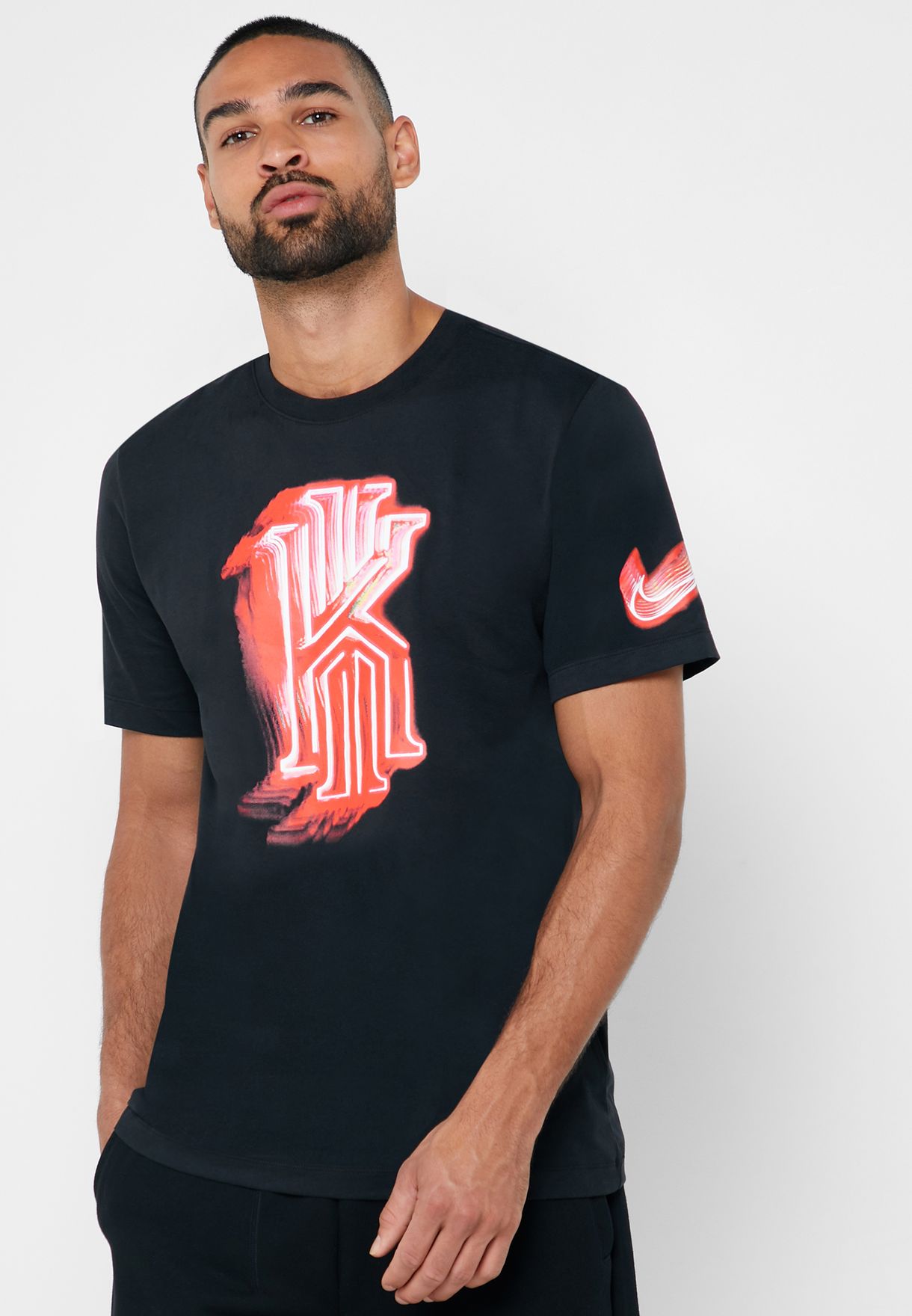 Buy Nike black Kyrie Irving T-Shirt for 