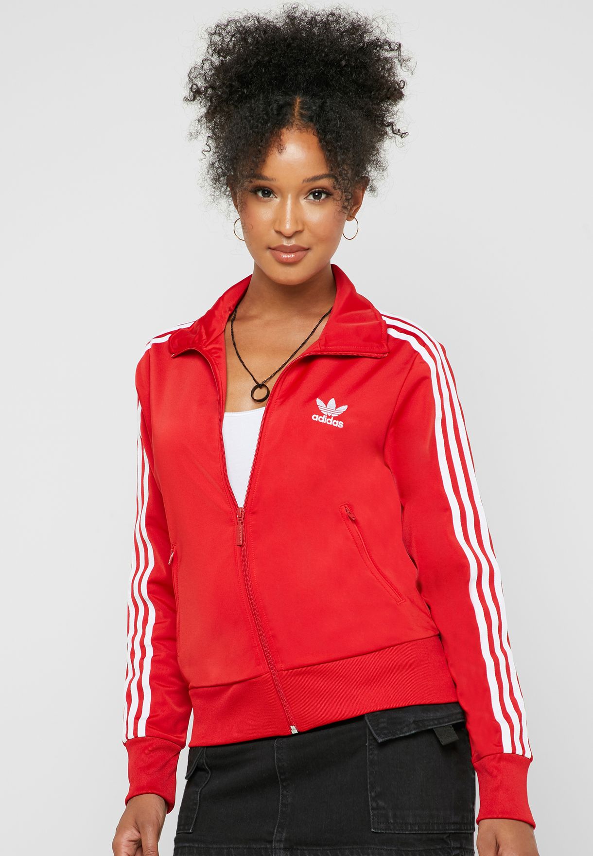 Buy adidas Originals red Firebird Track Jacket for Women in MENA, Worldwide