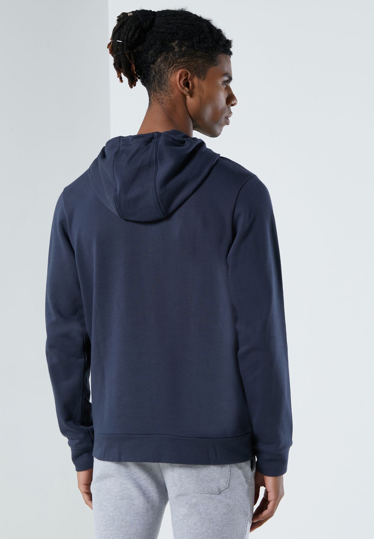 Buy Calvin Klein Performance Blue Logo Hoodie For Men In Mena Worldwide 00gmf0w324 008