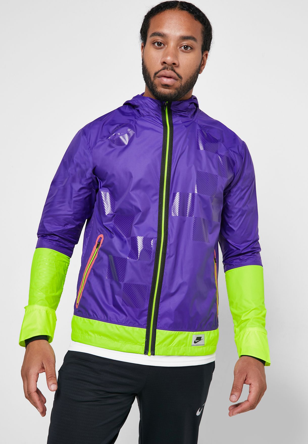 Buy Nike purple Wild Run Shield Jacket 