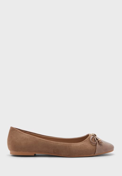 womens brown leather flat shoes