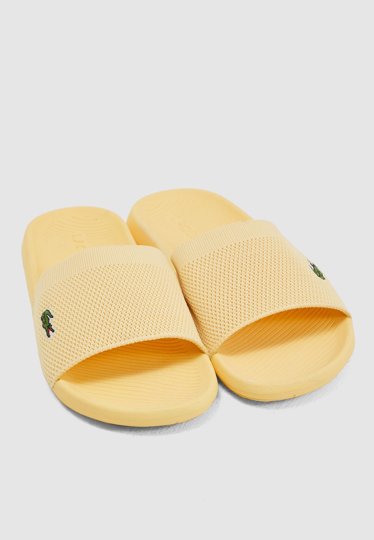 Buy Lacoste yellow Croco 219 Slides for 