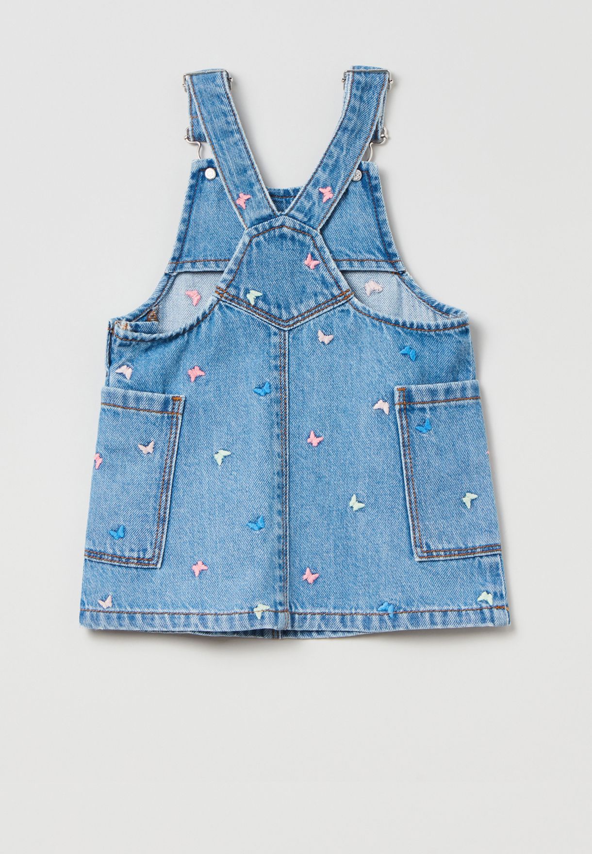 Infant Butterfly Print Dungaree