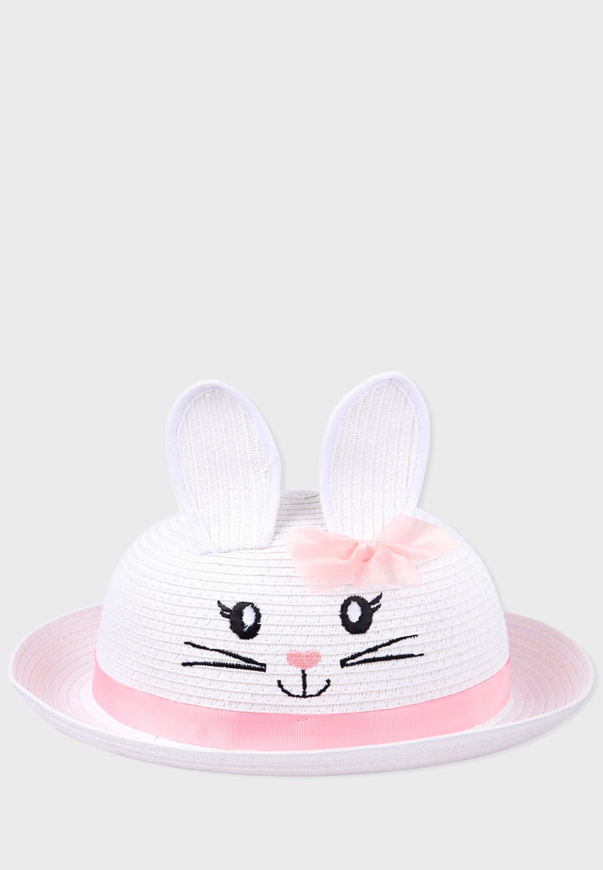 bunny straw hat