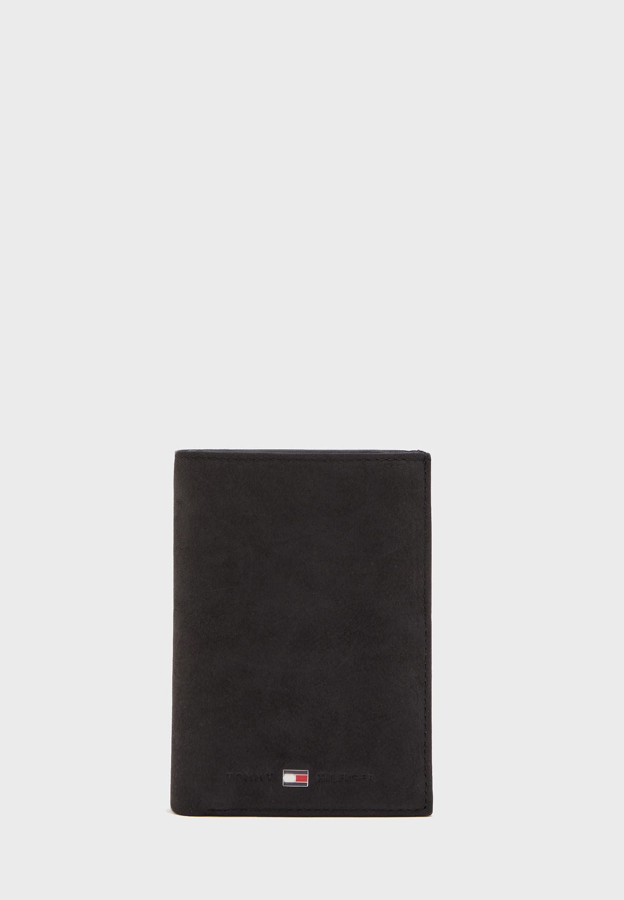 tommy hilfiger johnson trifold wallet black