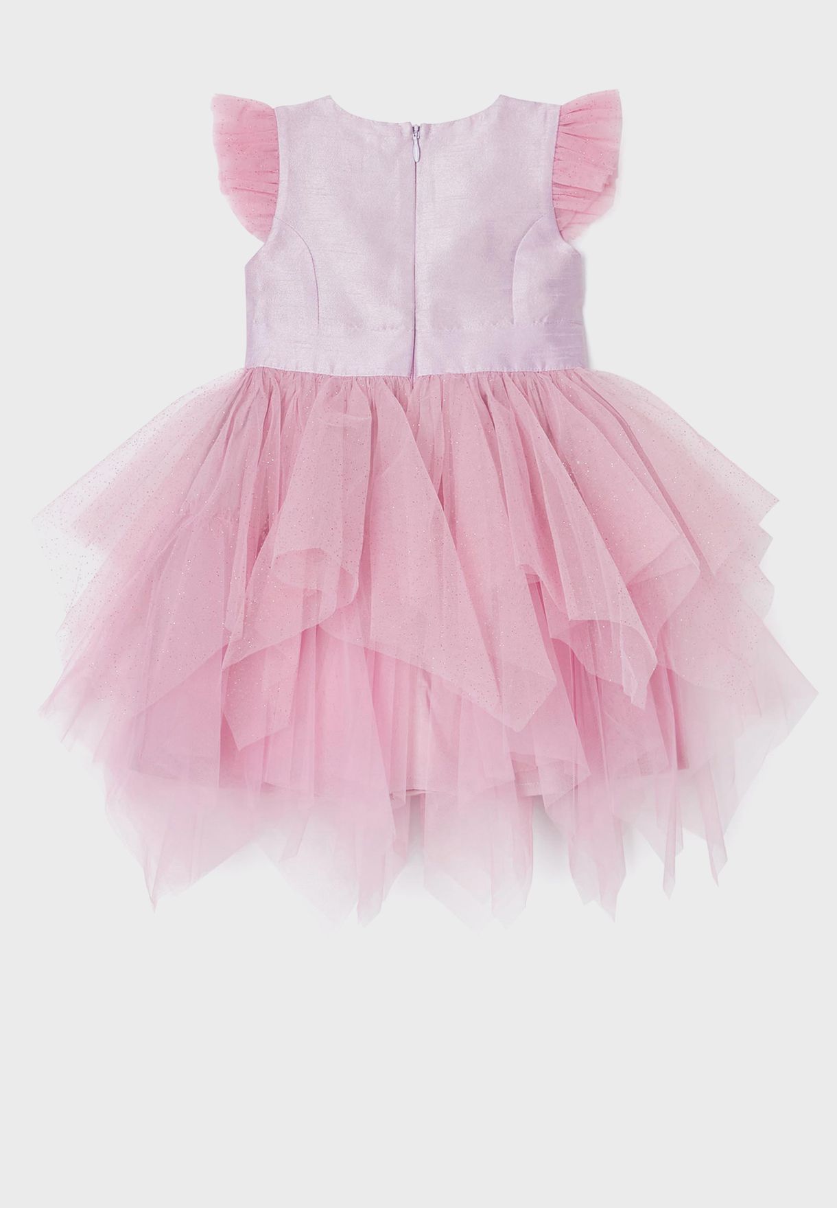 Infant Dress With Bow Detailing On Waist