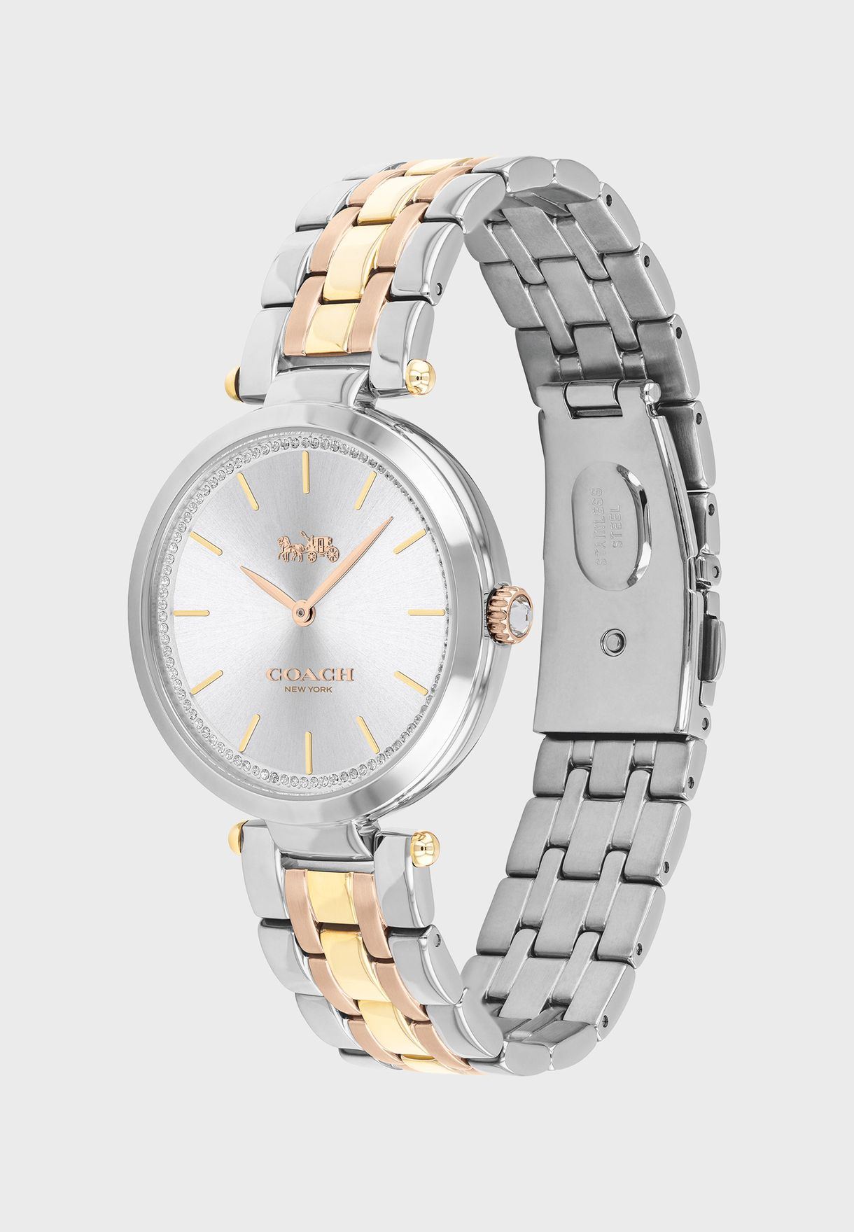 Stainless Steel Park Analog Watch