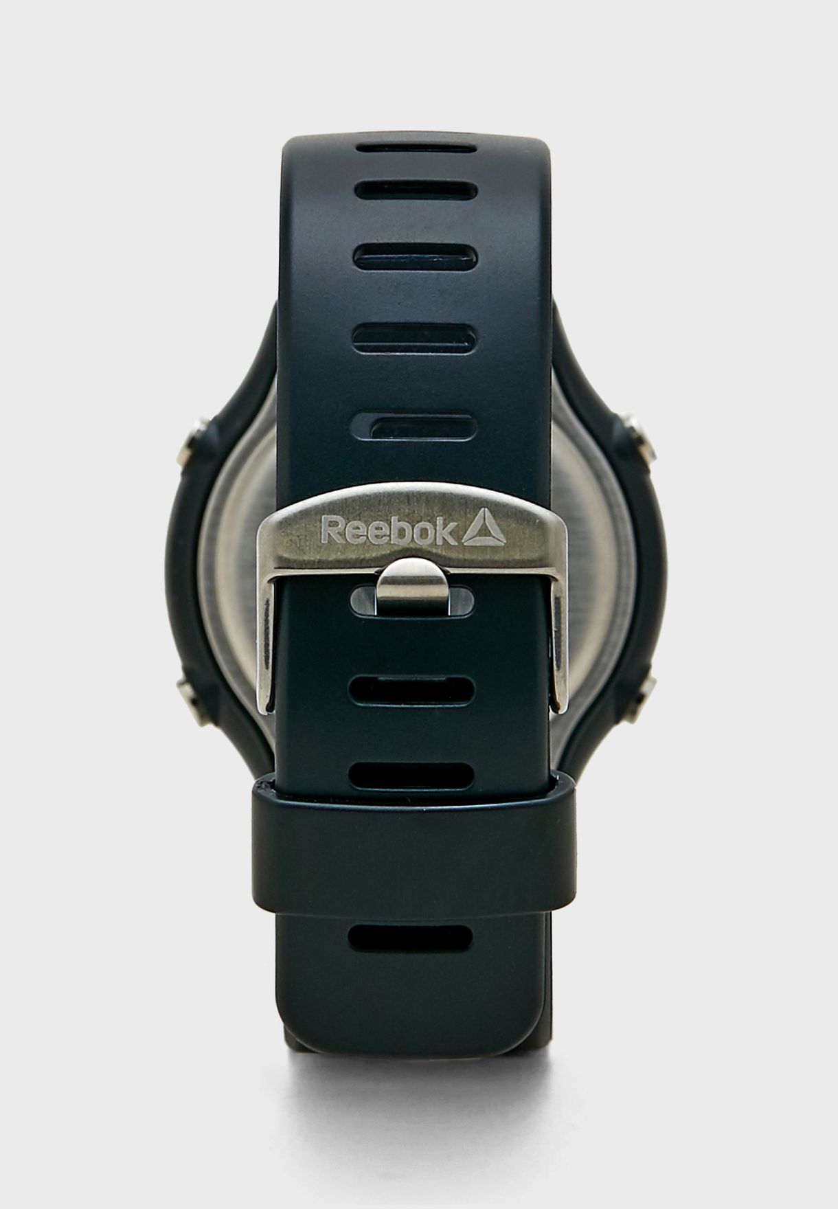 reebok men's leather strap watch