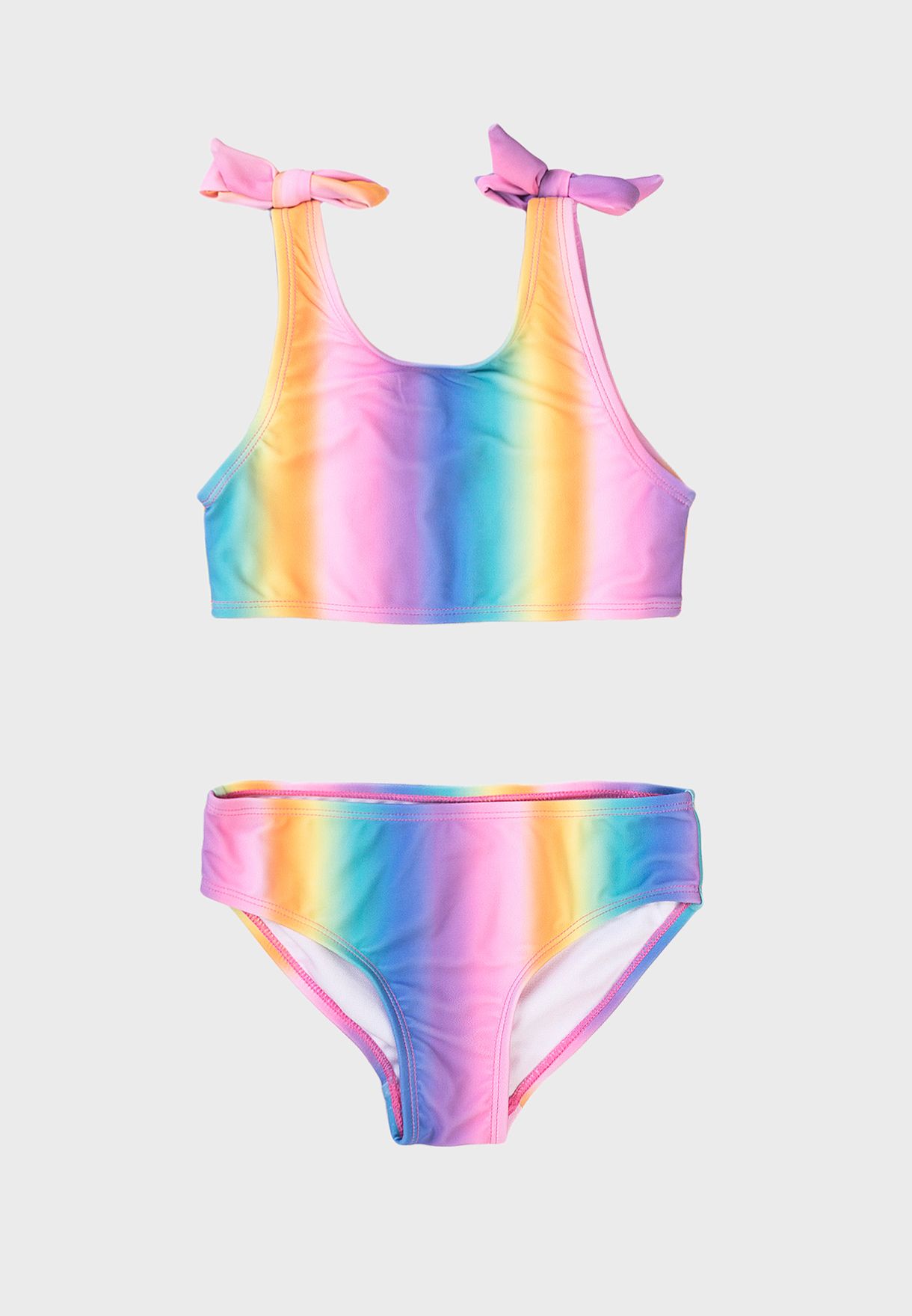 Buy Minoti multicolor Kids Rainbow Bikini Set for Kids in Riyadh, Jeddah