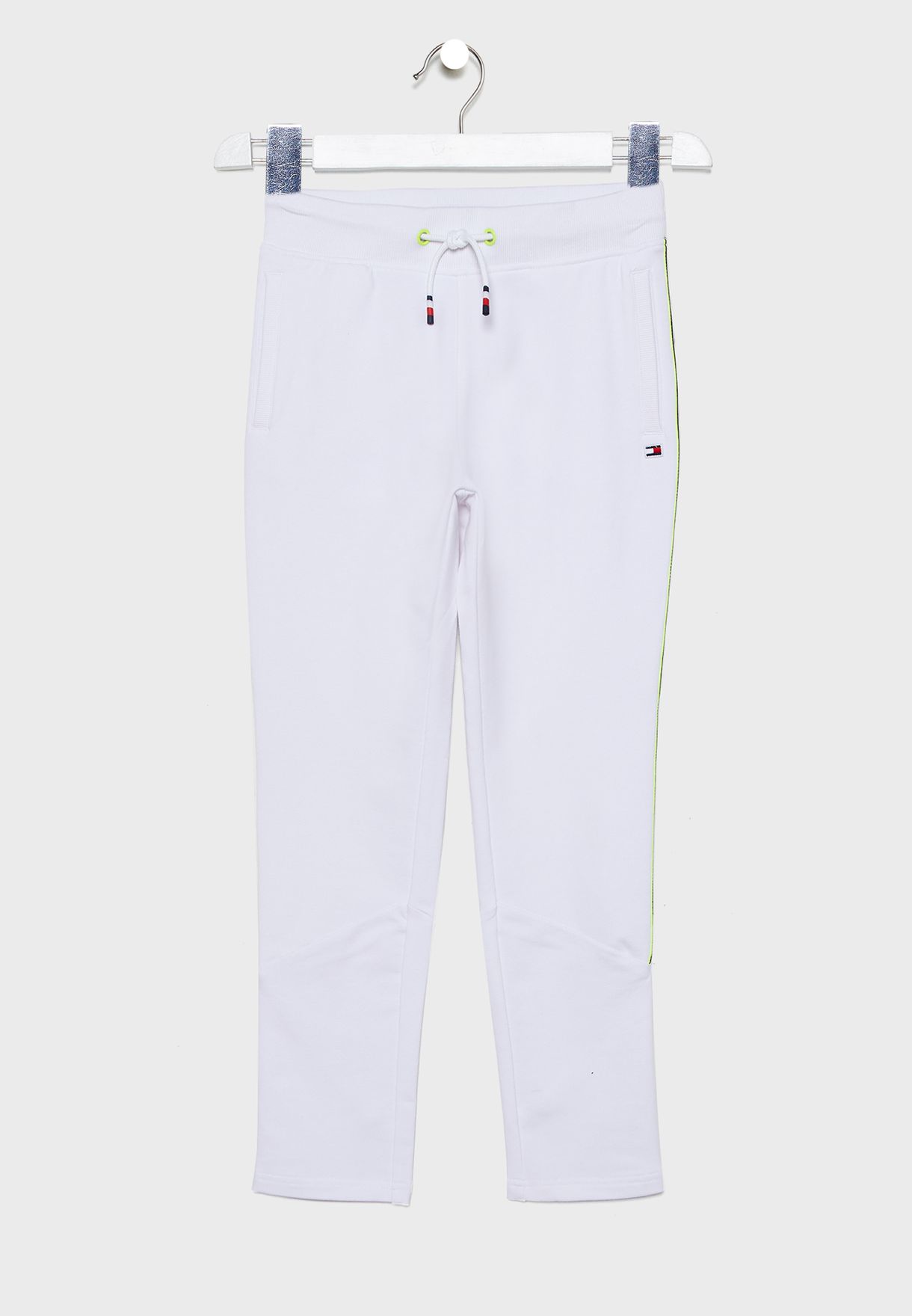 tommy hilfiger white sweatpants