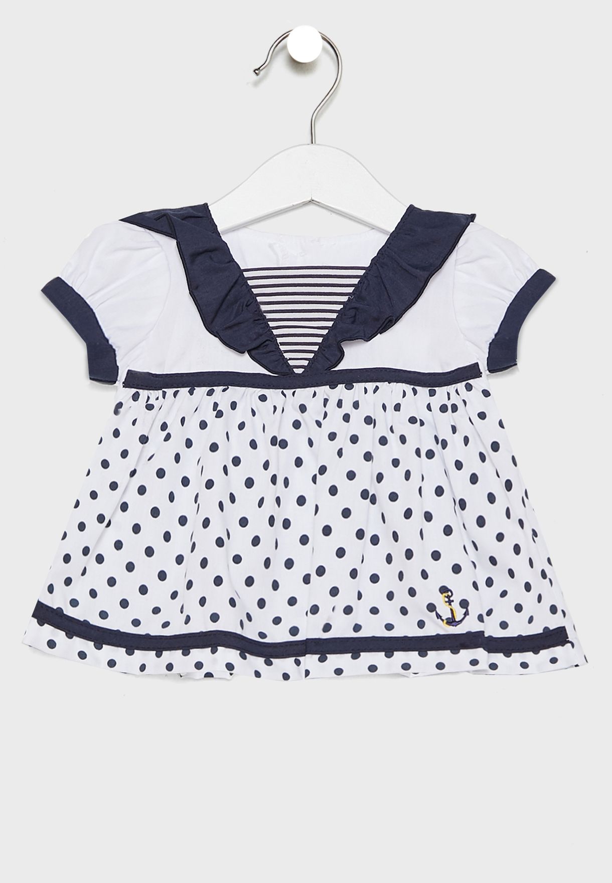 Infant Striped Dress + Knicker Set