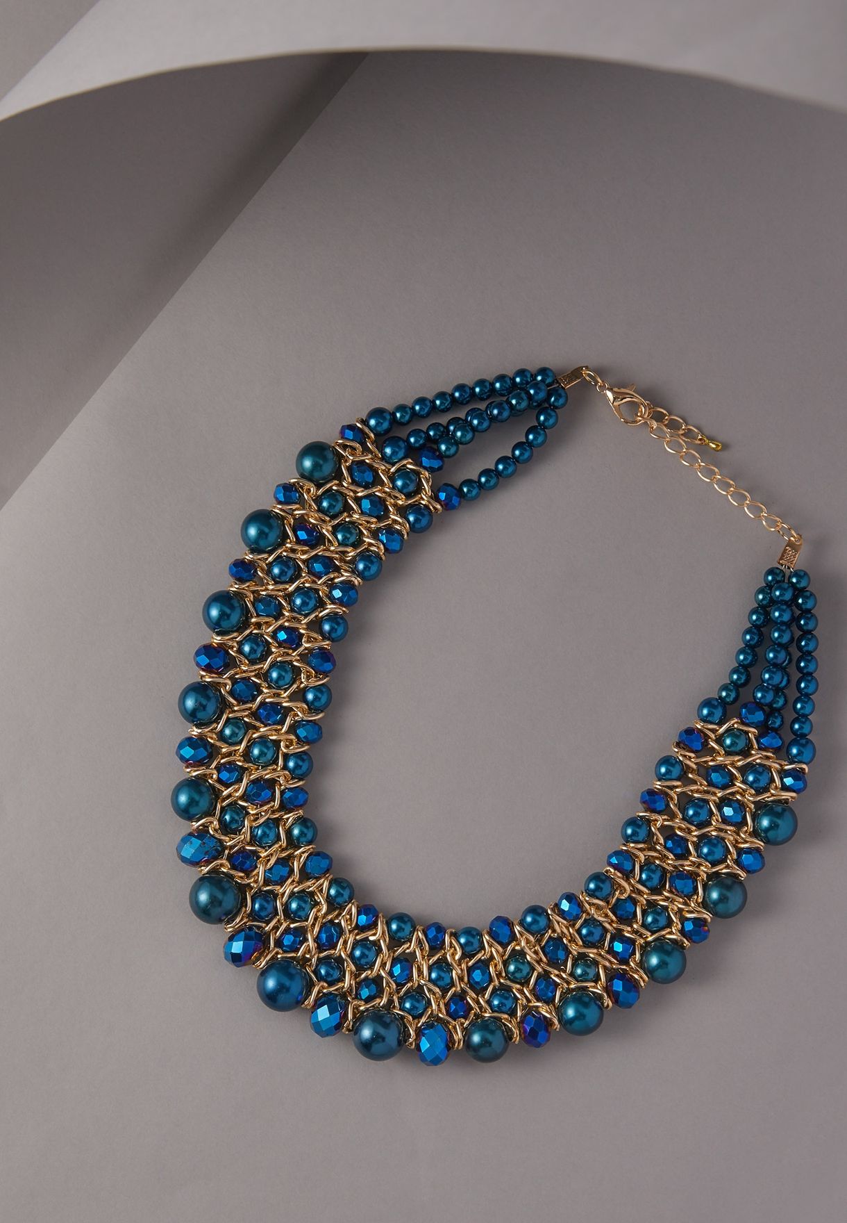 Multi-Stone Bib Necklace