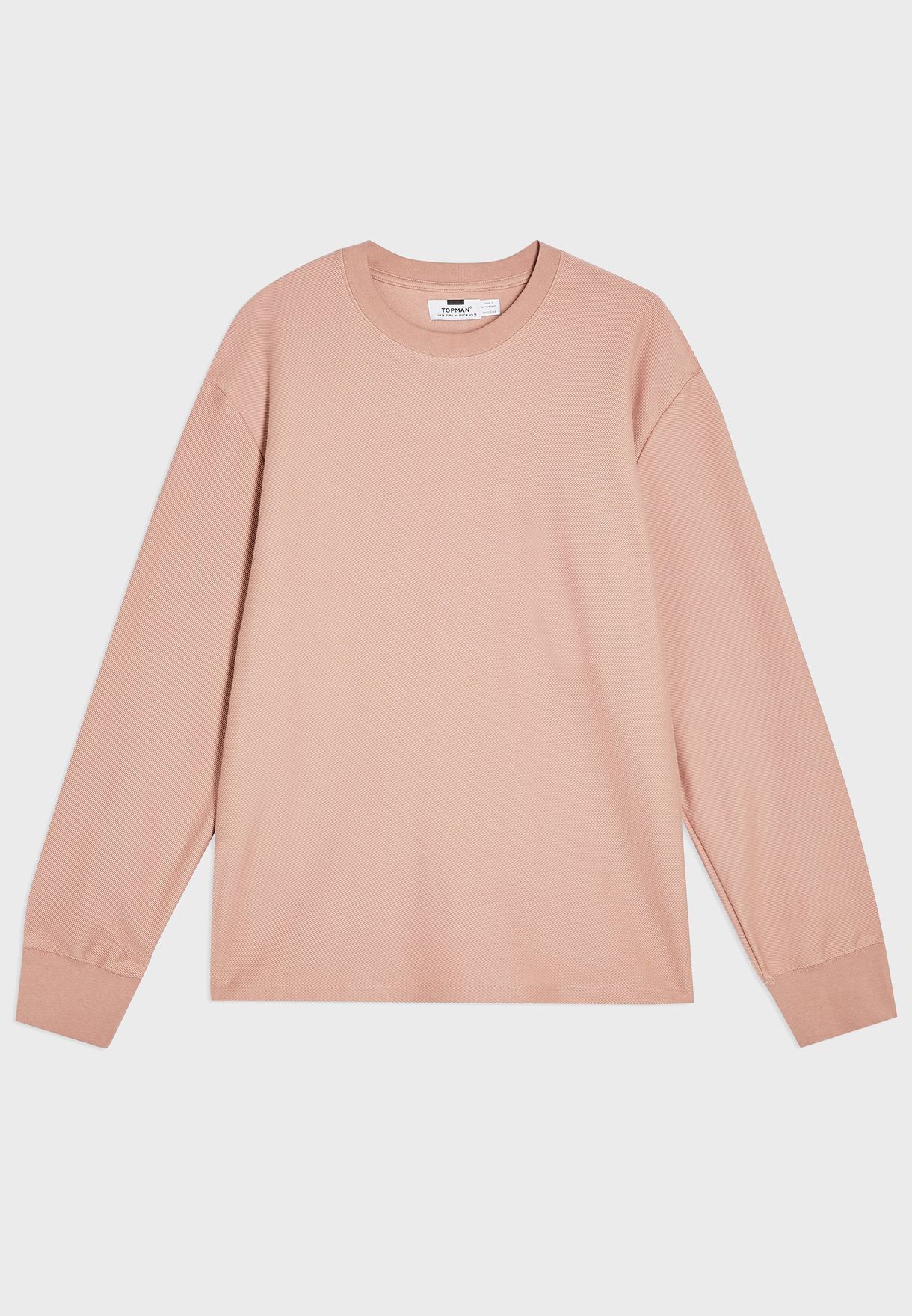 topman pink sweatshirt