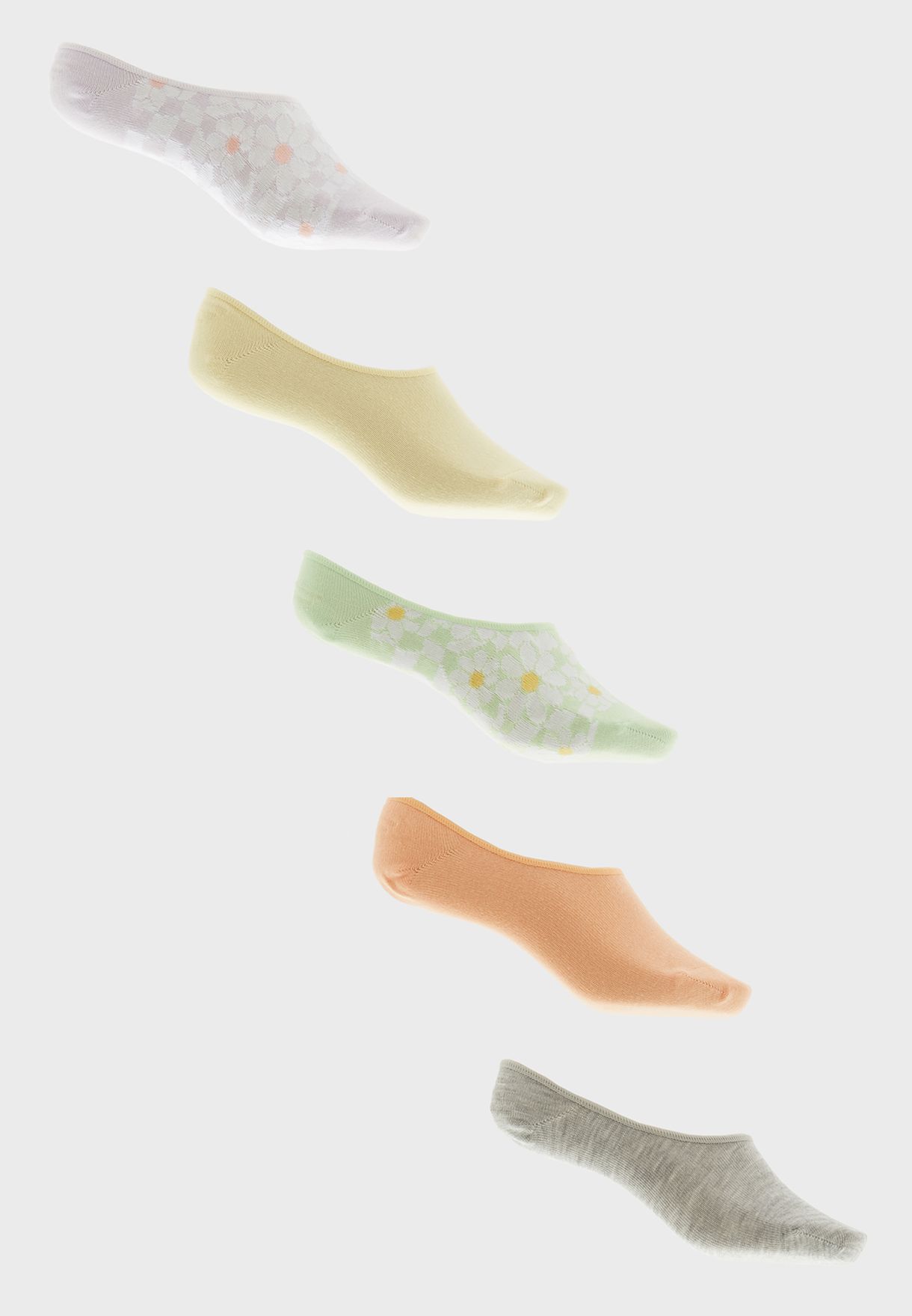 5 Pack No Show Socks
