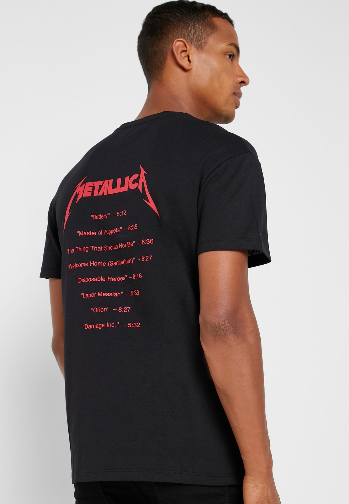 metallica crew neck sweatshirt