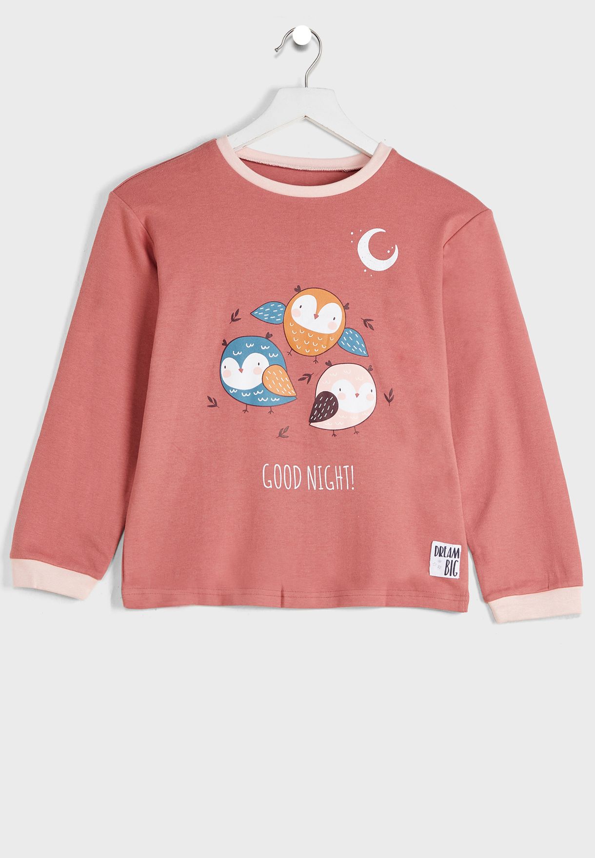 Kids Owl Print Pyjama Set