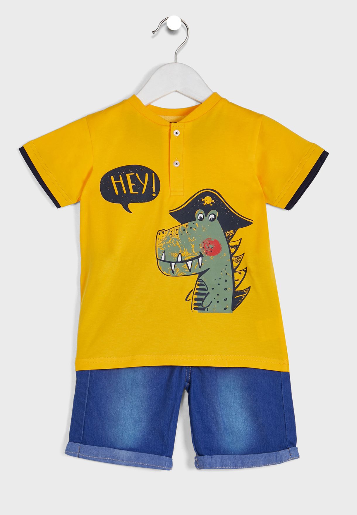 Infant Graphic T-Shirt & Shorts Set
