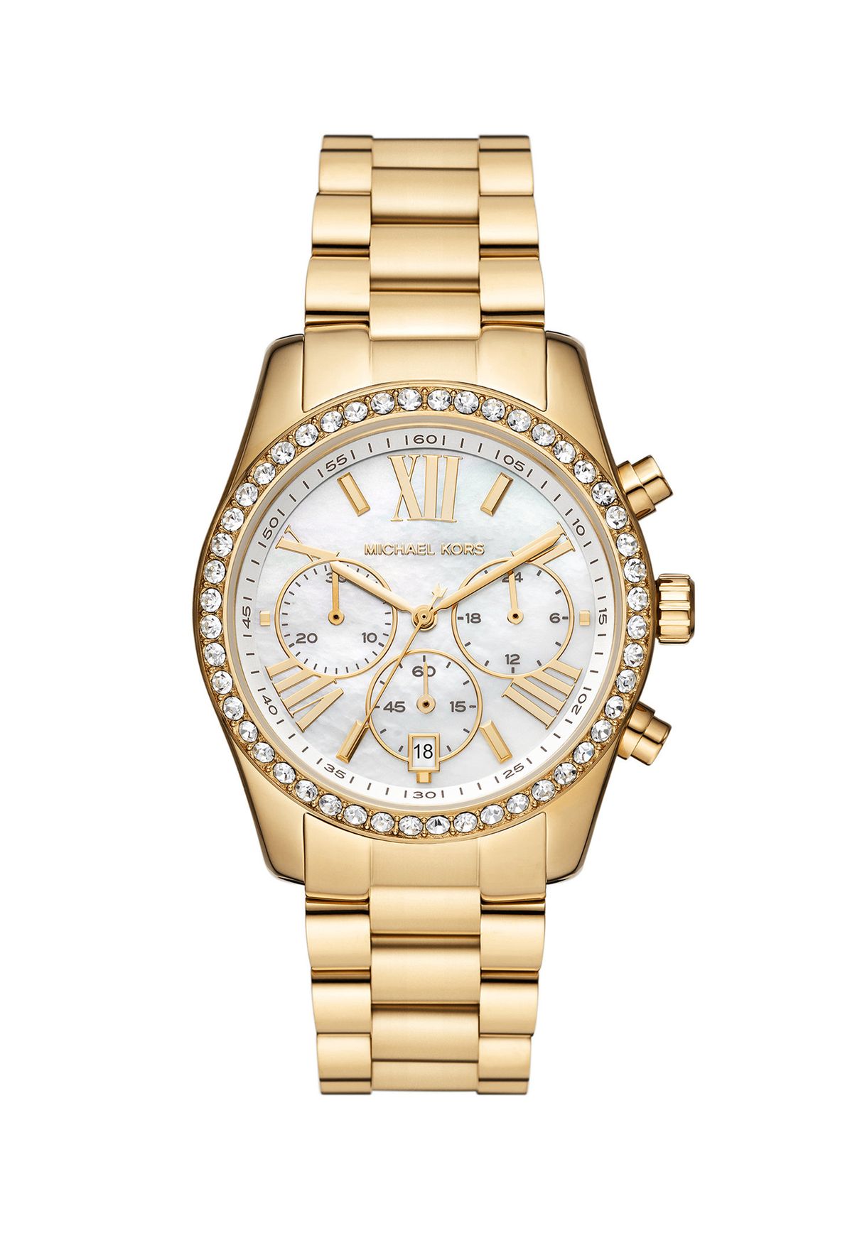Chronograph Steel Strap Analog Watch