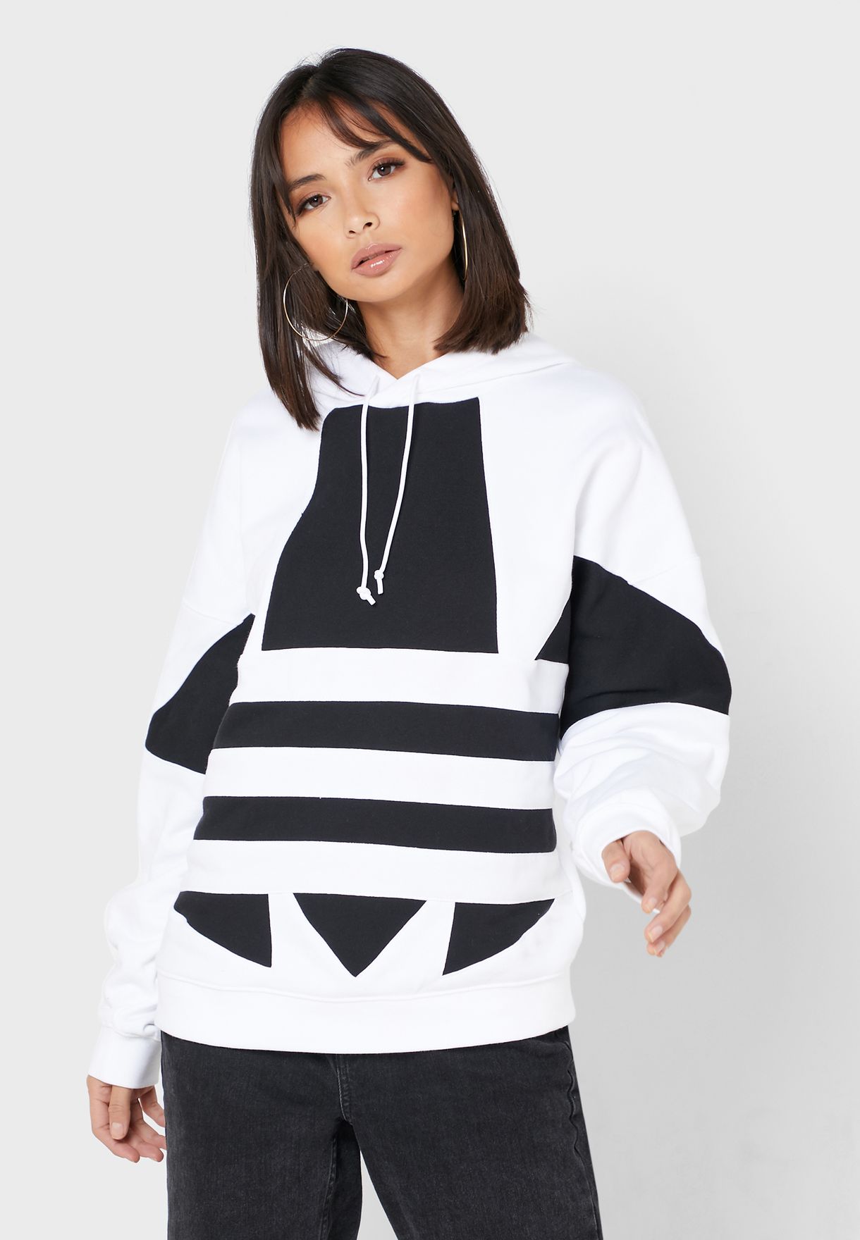 women's trefoil hoodie