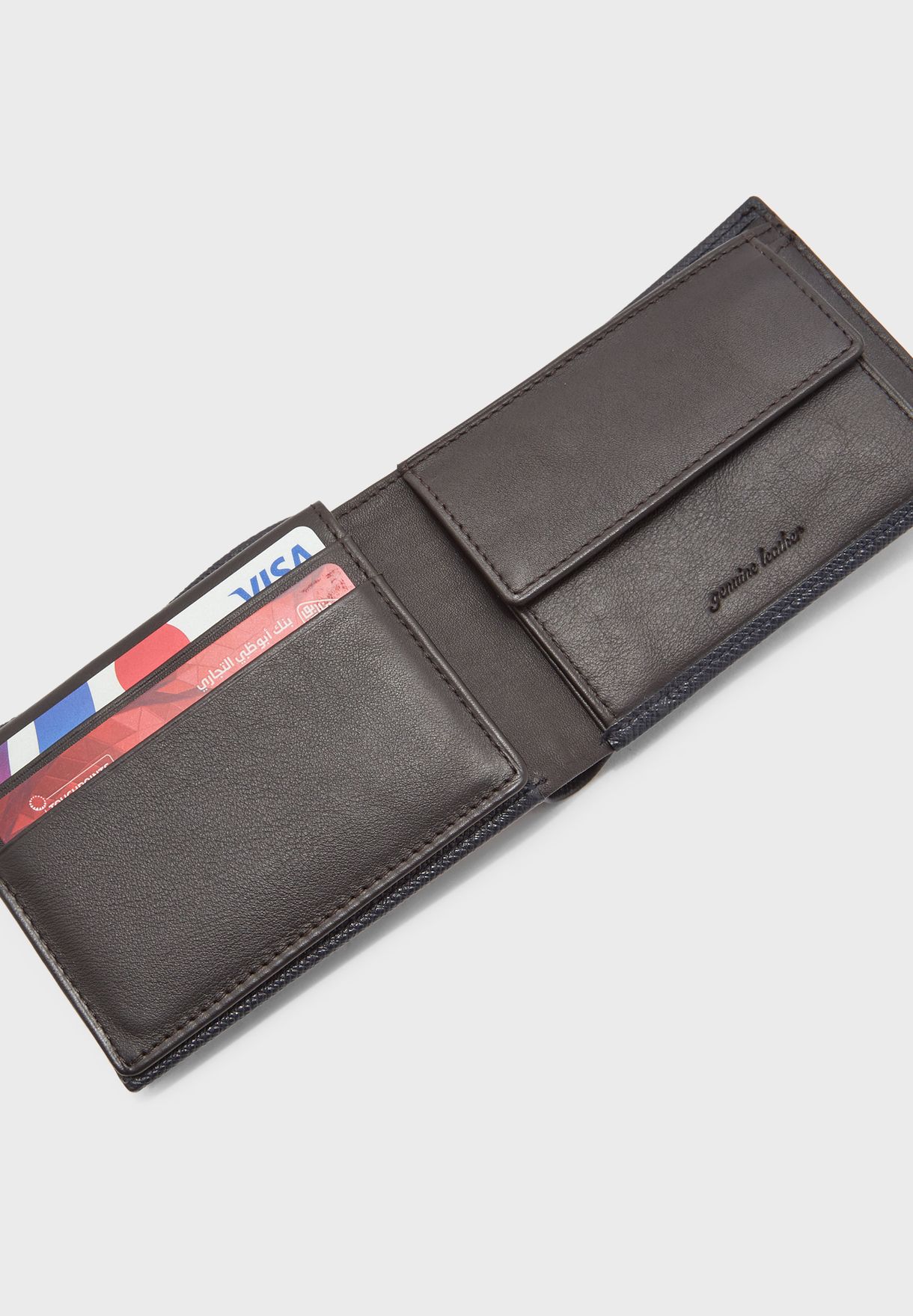 Buy Sacoor Brothers blue Plain Wallet for Men in Dubai, Abu Dhabi