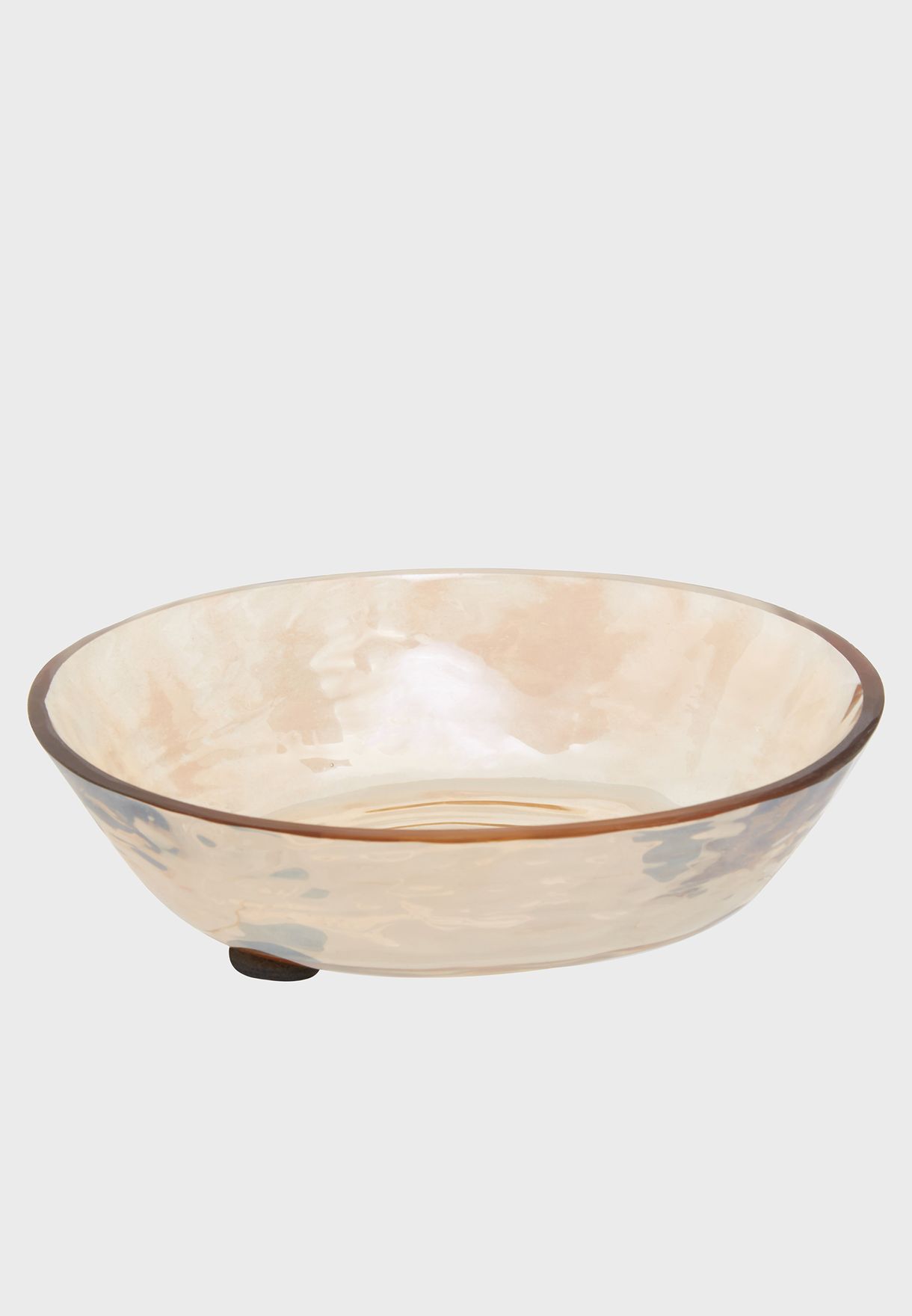 Allegra Gold Glass Soap Dish