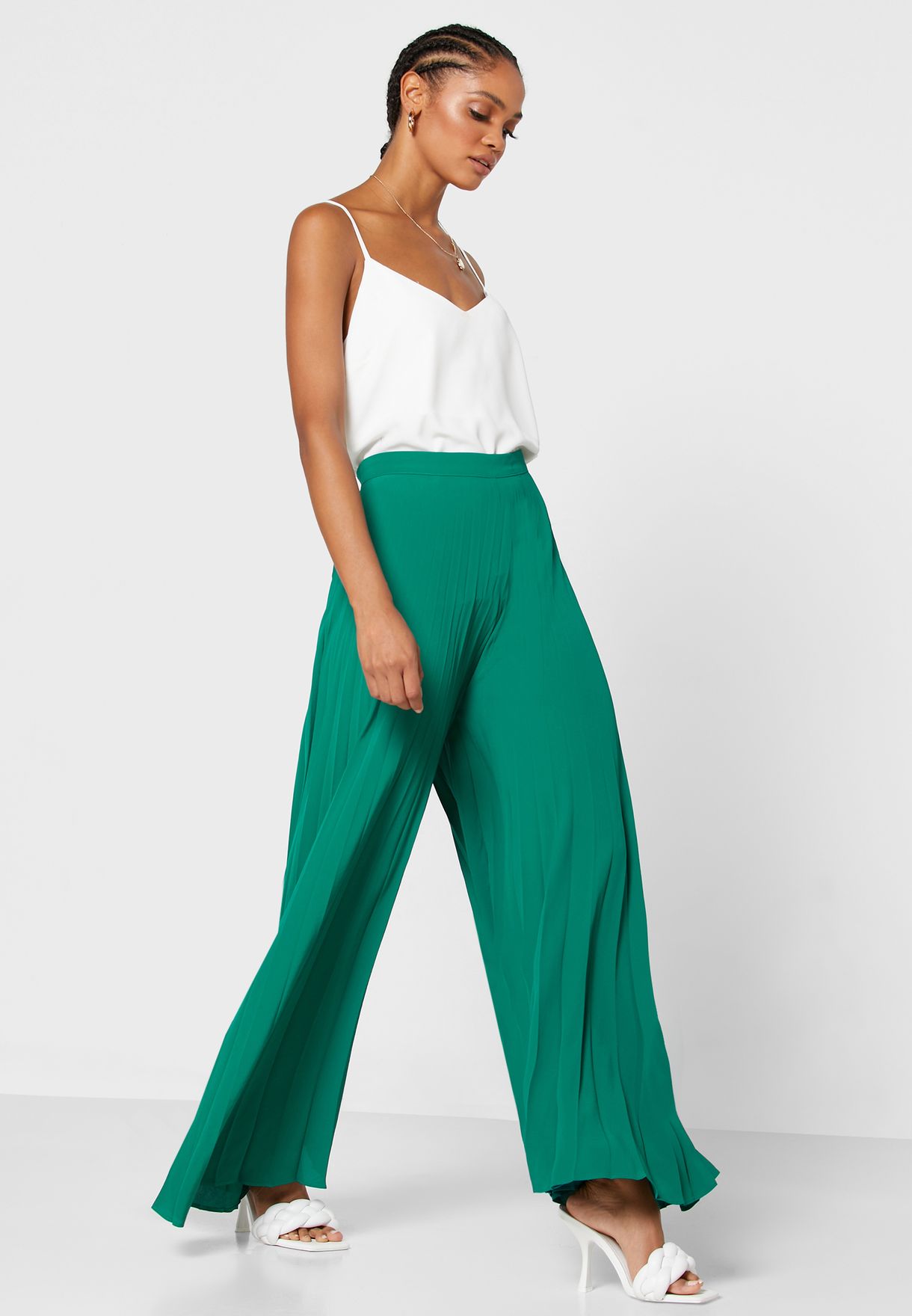 mango wide leg pants