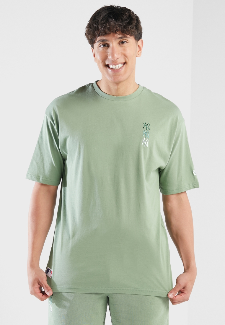 New Era Logo Green Oversized T-Shirt