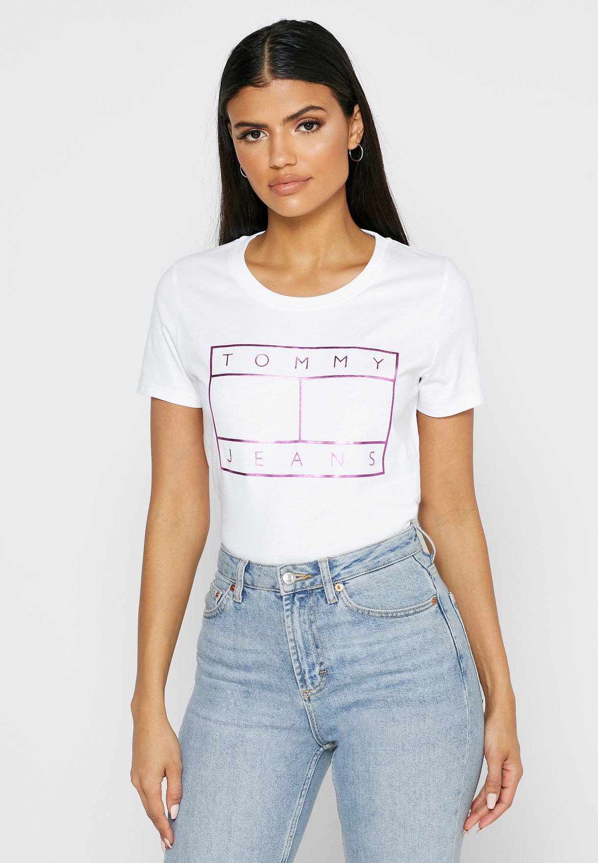tommy jeans white top
