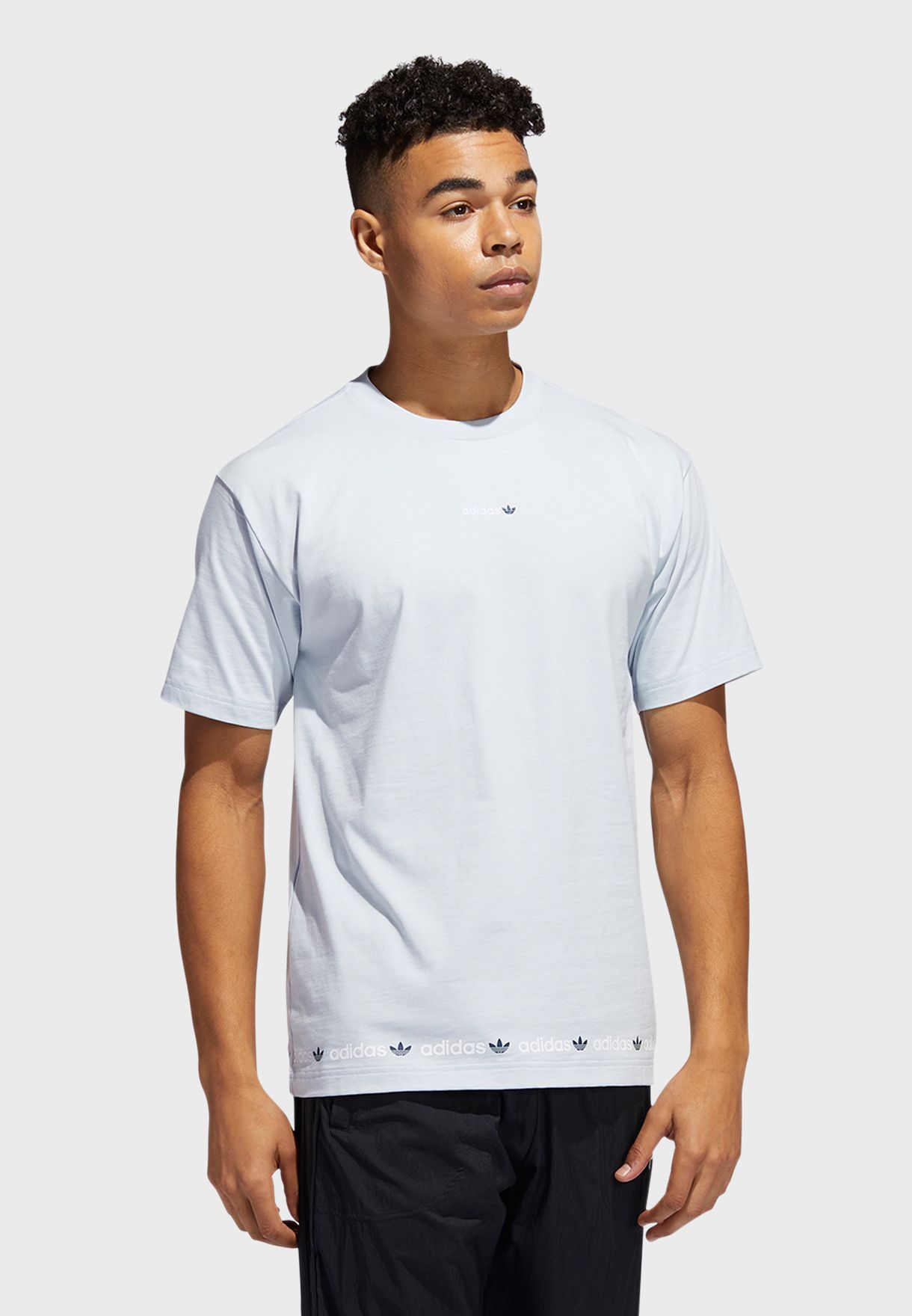 adidas linear repeat t shirt