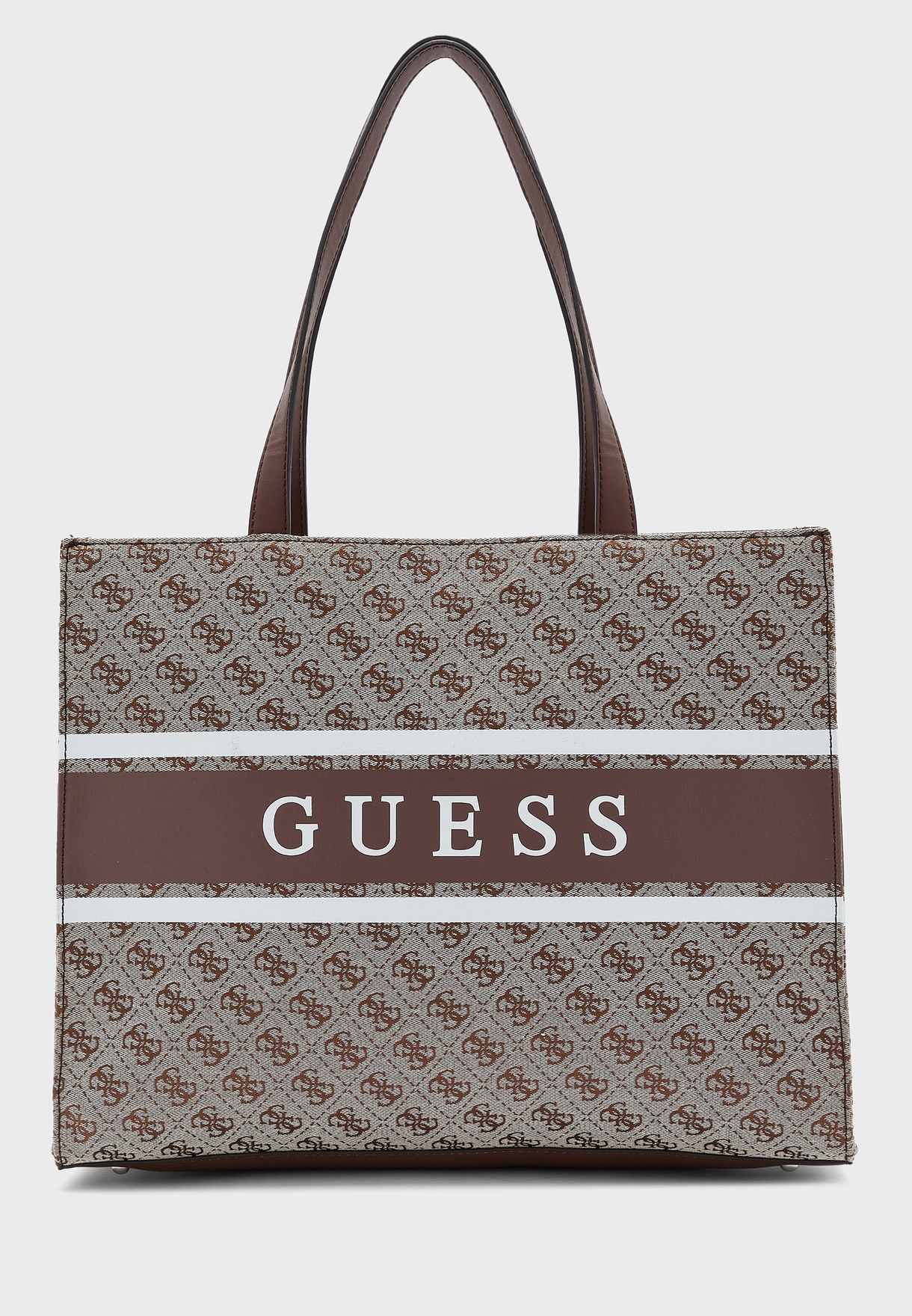 guess signature tote