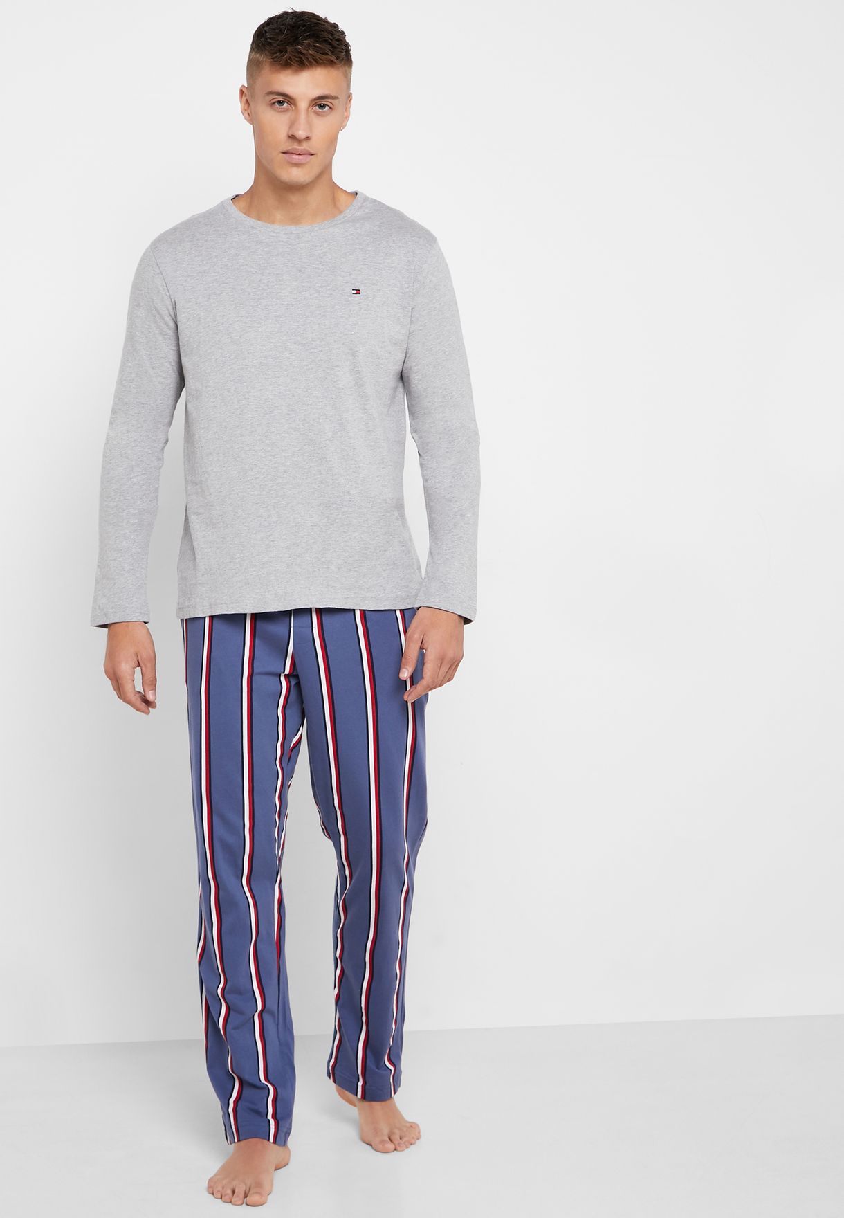 tommy hilfiger men's pajama set