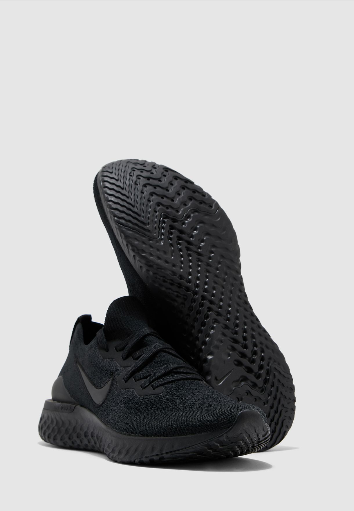 Buy Nike black Epic React Flyknit 2 for 