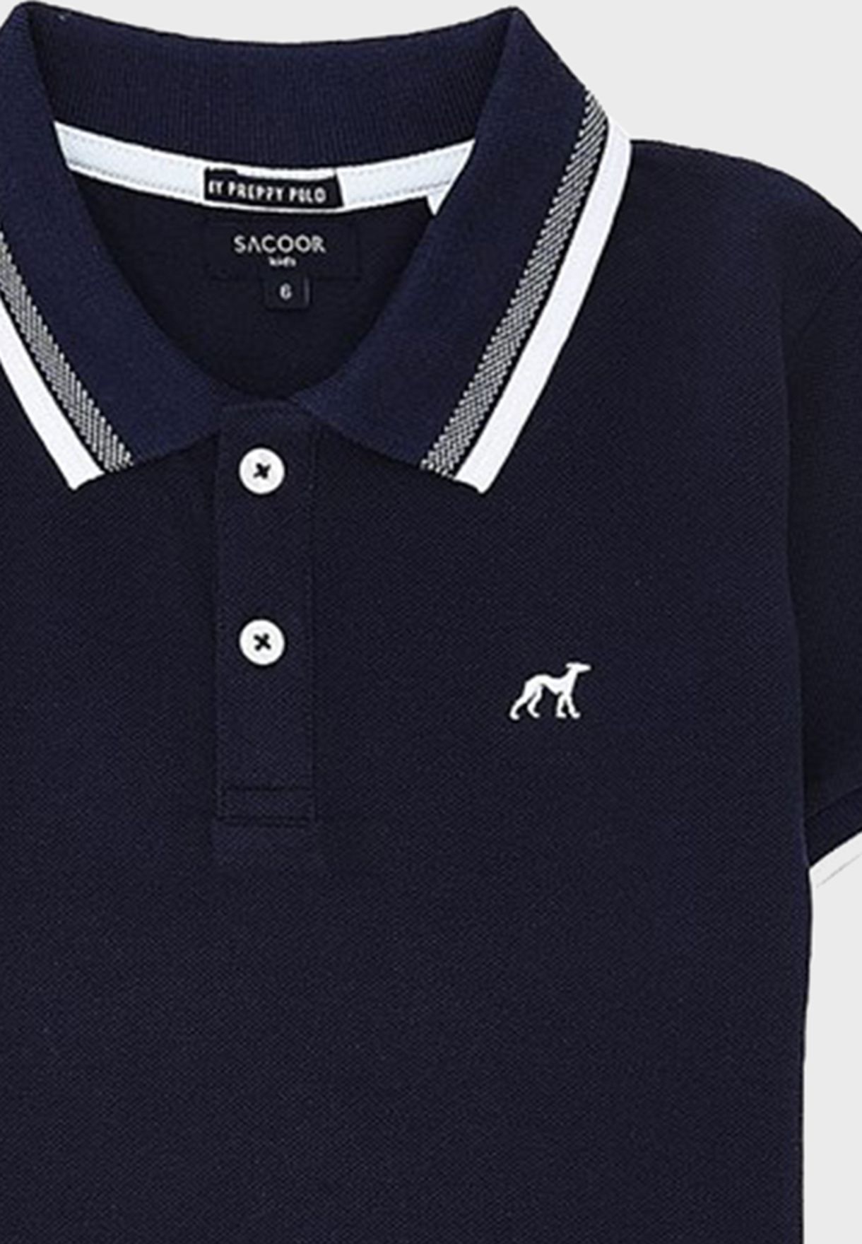 Kids Tipped Collar Polo