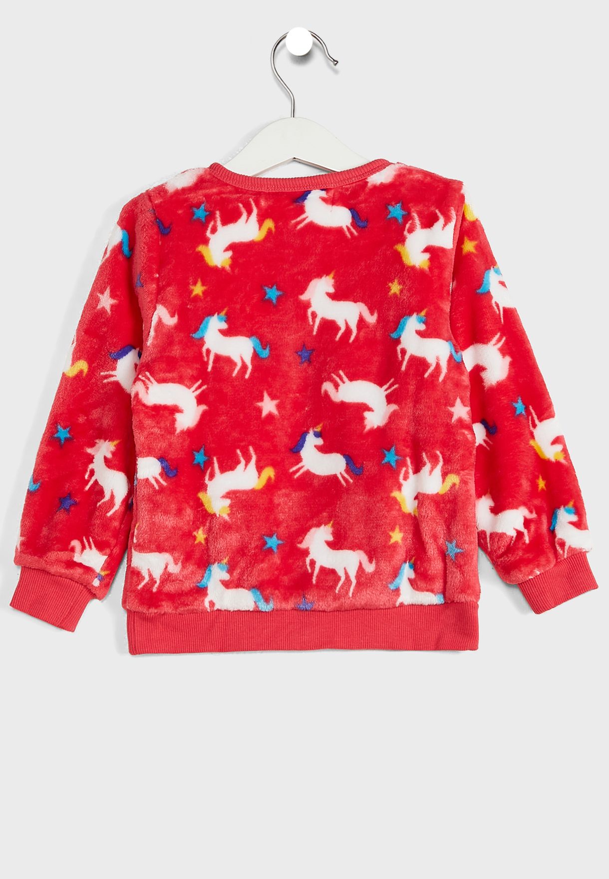 Kids 2 Pack Unicorn Cuddle Fleece Pyjama Set