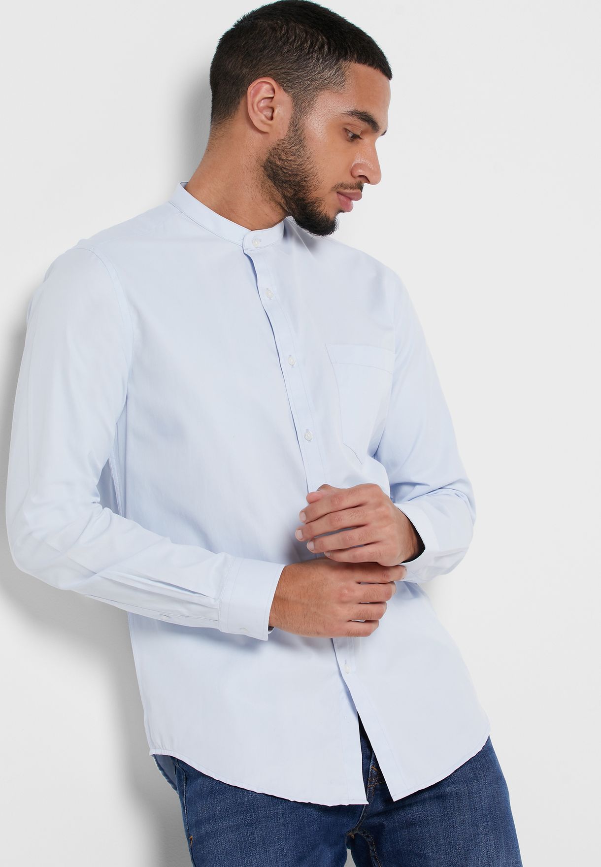 chinese collar shirts dubai