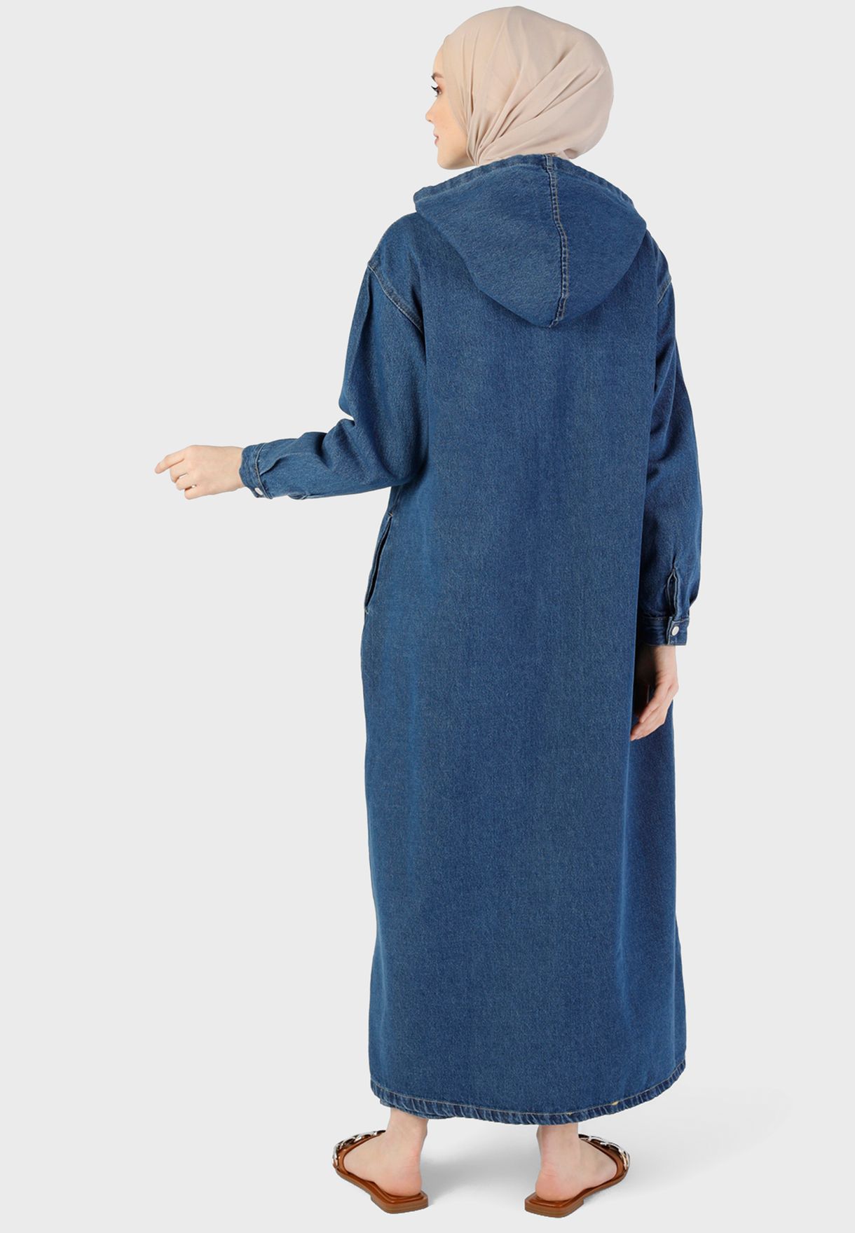 معطف بياقة هودي