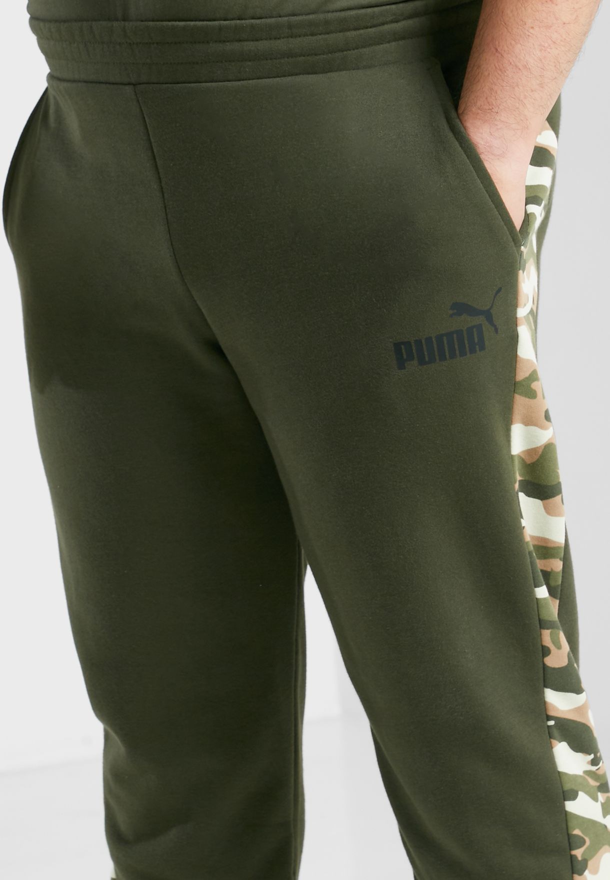 puma camo sweatpants